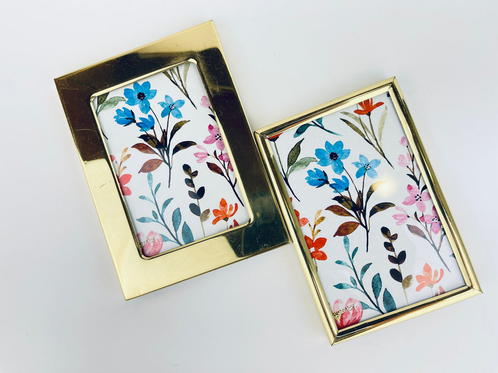 Product image for 'vintage solid brass gold tabletop picture frames 4 x 6 sold separately 1' (view 5bdd2e)