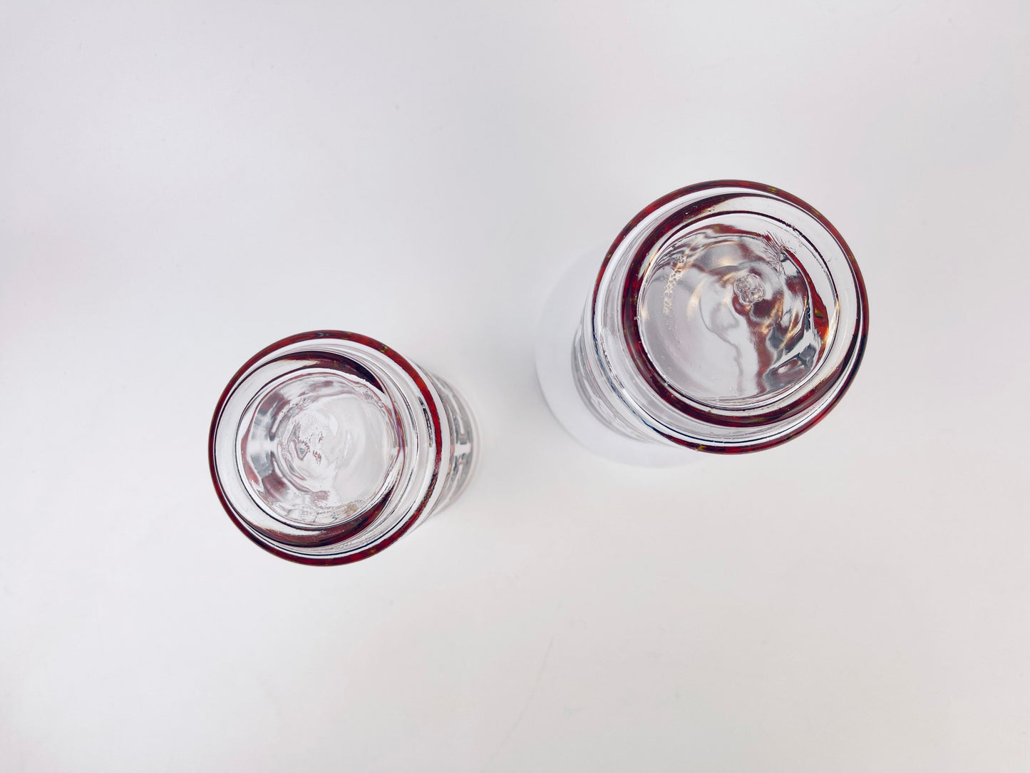 Product image for 'vintage coca cola mcdonalds canada stained glass water tumbler glasses sold individually' (view bf91e7)