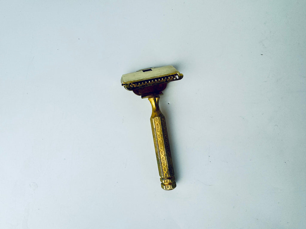 Product image for 'vintage antique gold silver metal ever ready razor blade flip top mens shaving made in england usa' (view 3a04d0)
