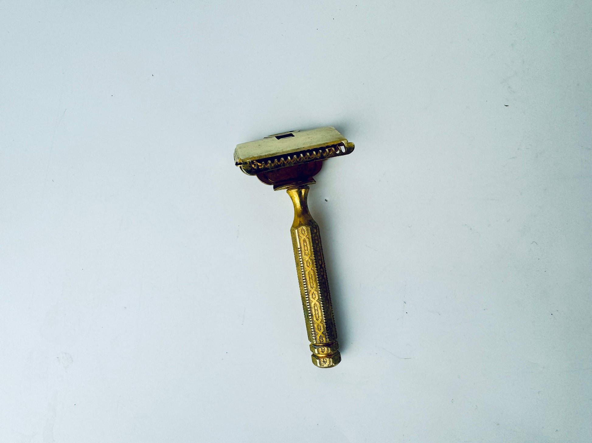 Product image for 'vintage antique gold silver metal ever ready razor blade flip top mens shaving made in england usa' (view 3a04d0)