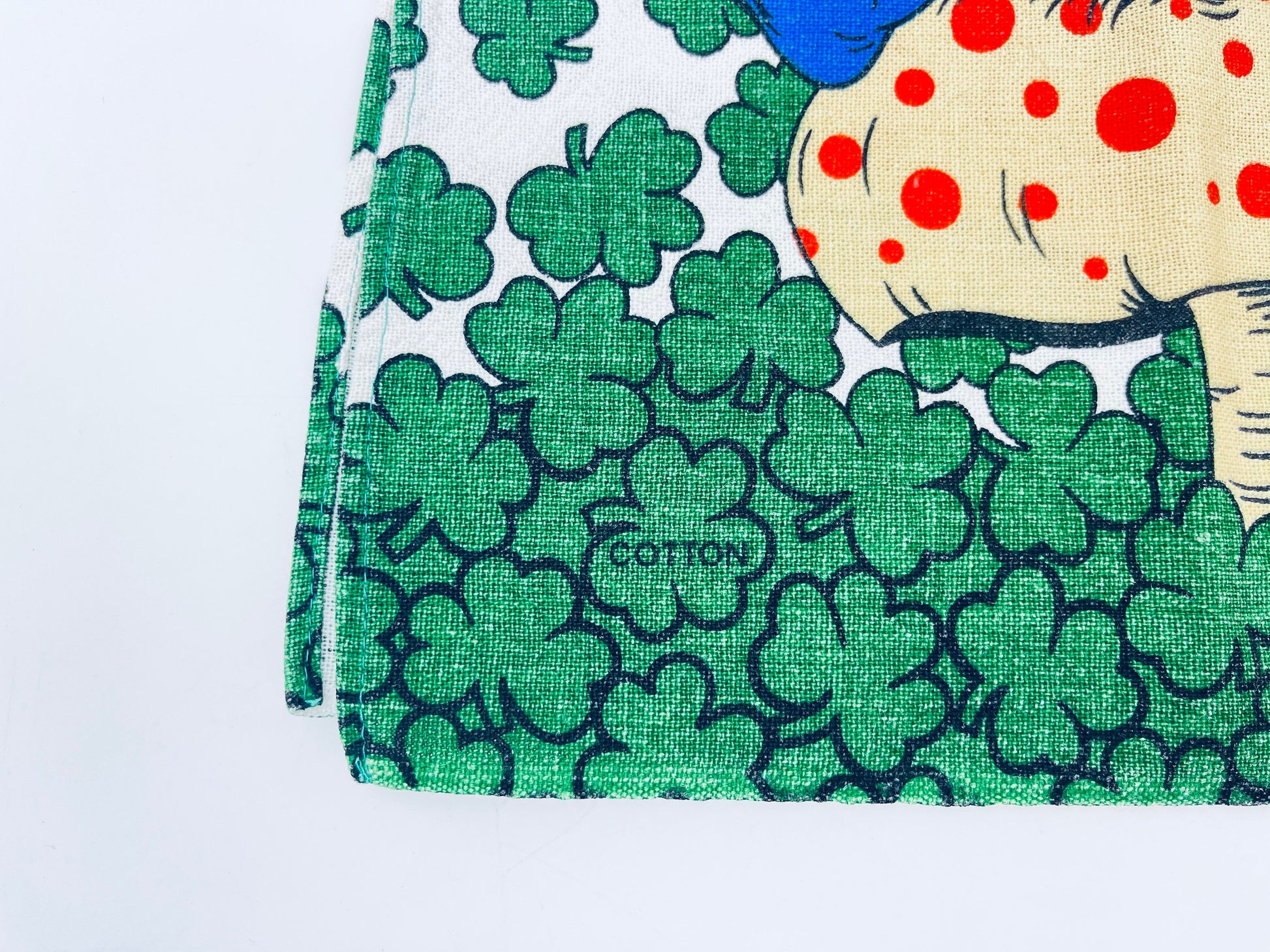 Product image for 'vintage 1970s merry mushroom cotton bib vest whimsical retro charm' (view 2a2831)