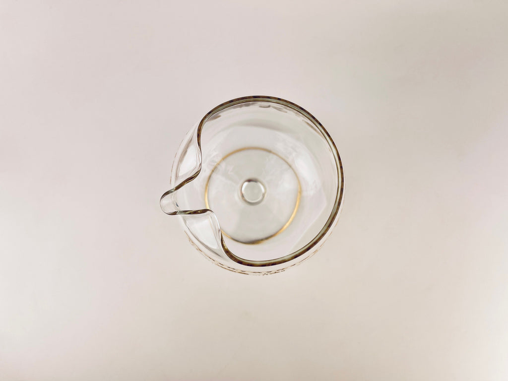 Product image for 'vintage culver tyrol gold chantilly floral martini cocktail glass pitcher barware decanter' (view 9720e5)