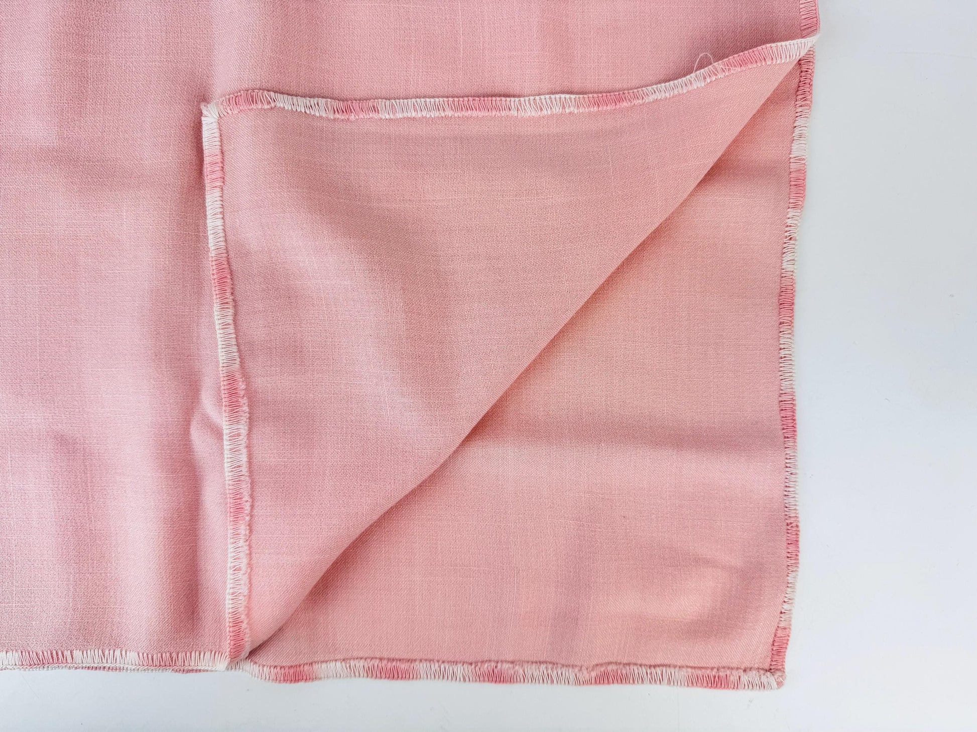 Product image for 'vintage pale pink white embroidered floral rectangular table runner' (view 272c4d)