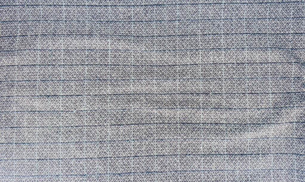 Product image for 'vintage brown beige striped wool fabric 37 x 60' (view d4e1d8)