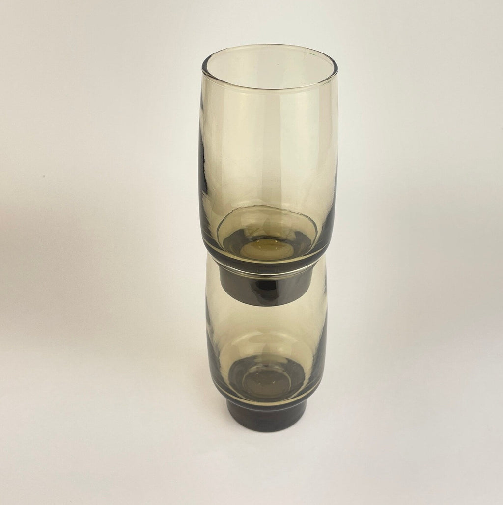 Product image for 'vintage libbey dominion tawny smokey brown glassware mid century modern mcm barware sets sold separately' (view 5faff3)