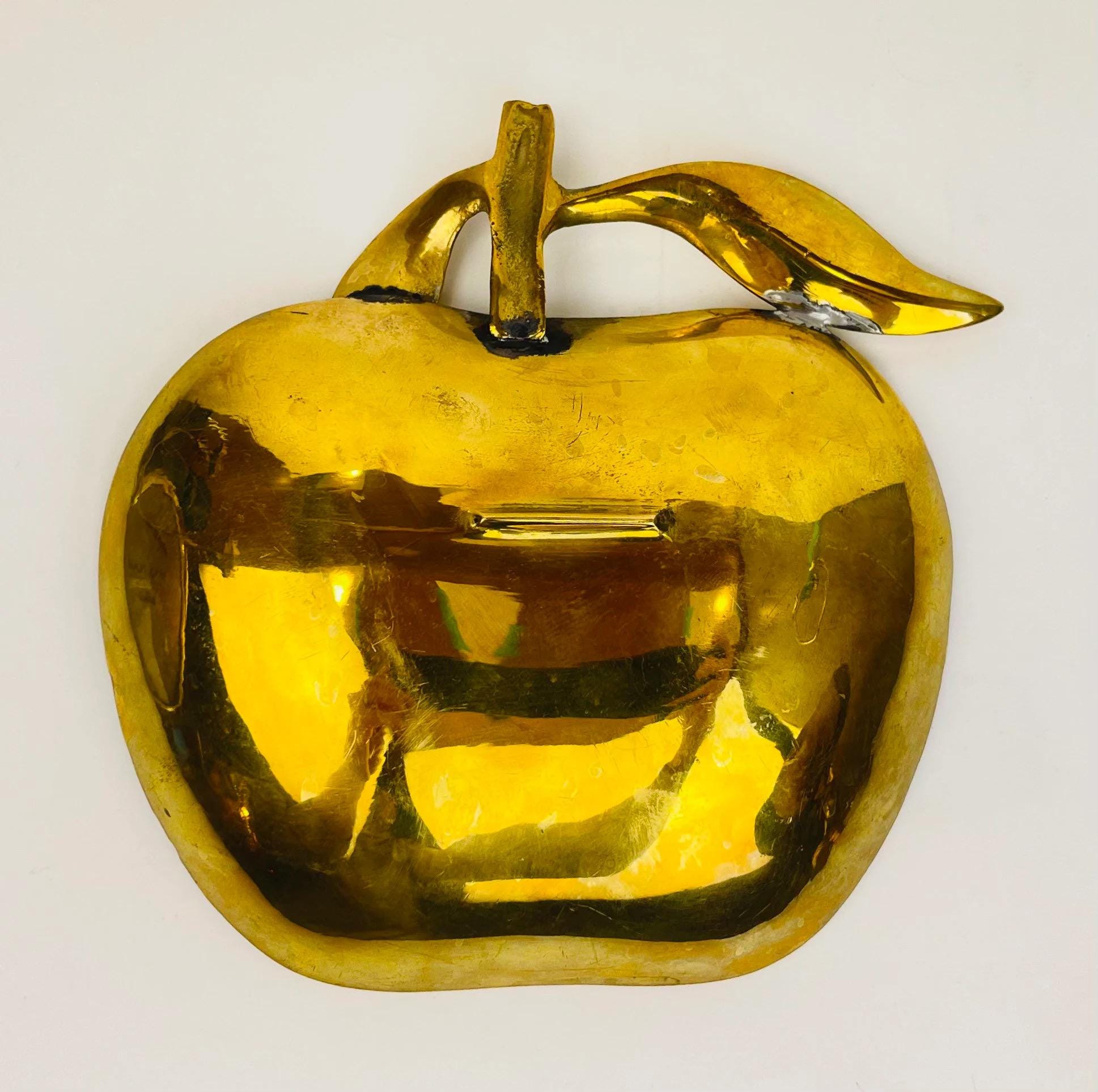 Product image for 'vintage brass cloisonne enamel floral dish hand painted mid century accent sold separately' (view 8564ba)