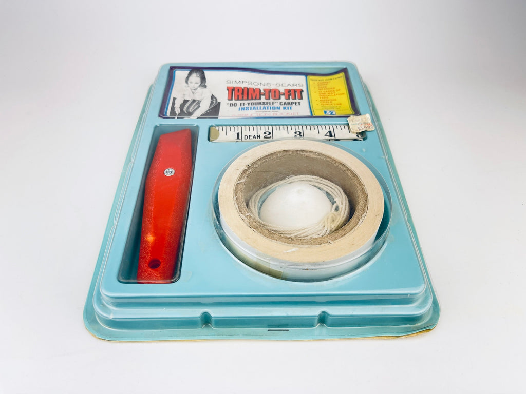 Product image for 'vintage simpson sears trim to fit do it yourself carpet installation kit new old stock nos made in canada' (view 7f83f4)