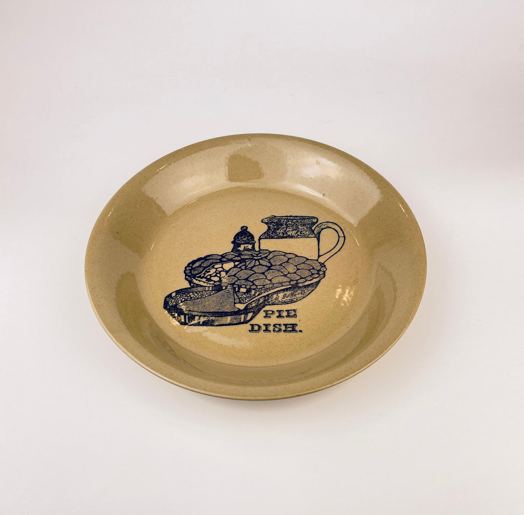 Product image for 'vintage stoneware pie plate pearsons of chesterfield 1810 made in england' (view 54593f)