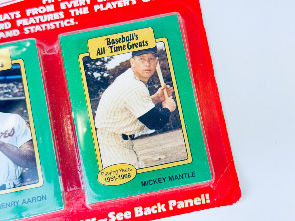 Product image for 'vintage baseballs all time greats collectible sport cards set of fifty 50 new old stock nos made in usa 1987' (view 6a0f64)
