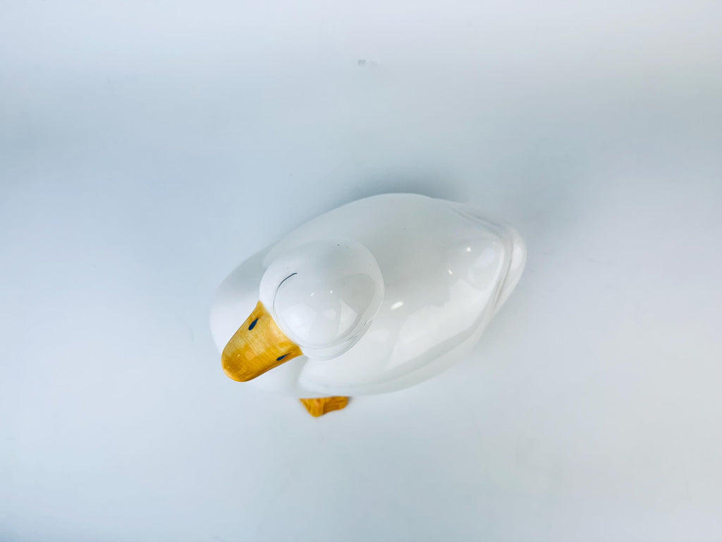 Product image for 'vintage large white ceramic duck figurine' (view 183b7f)