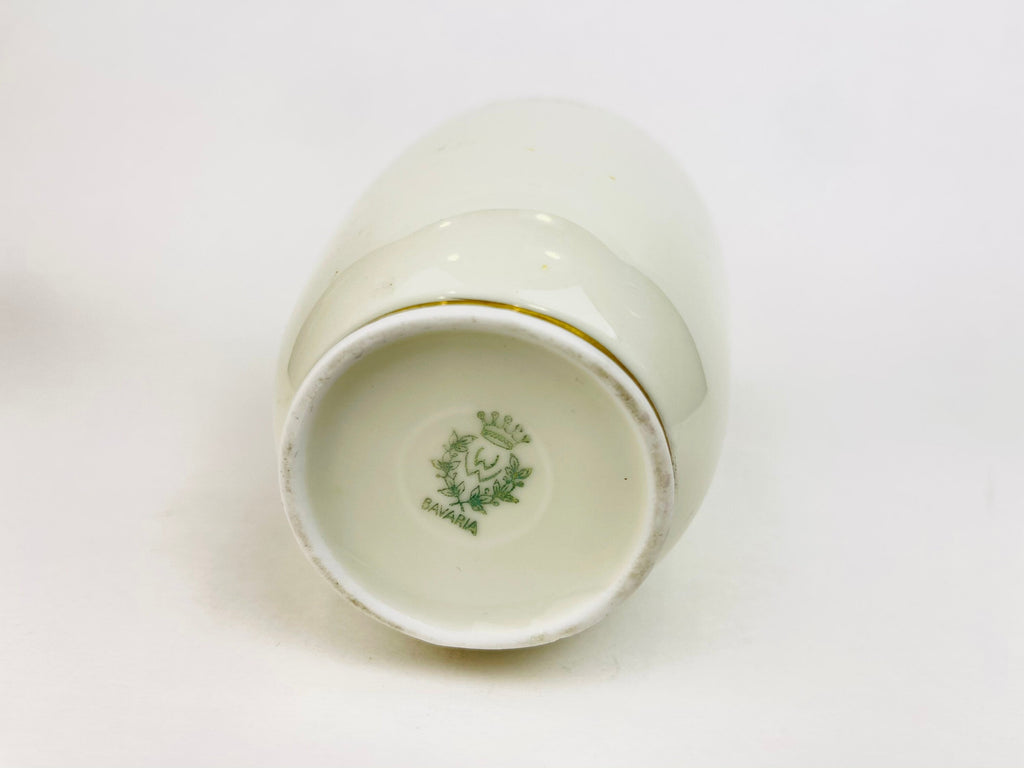 Product image for 'vintage bavaria crown germany patterned vase gold flower blue stripe' (view 10baa3)