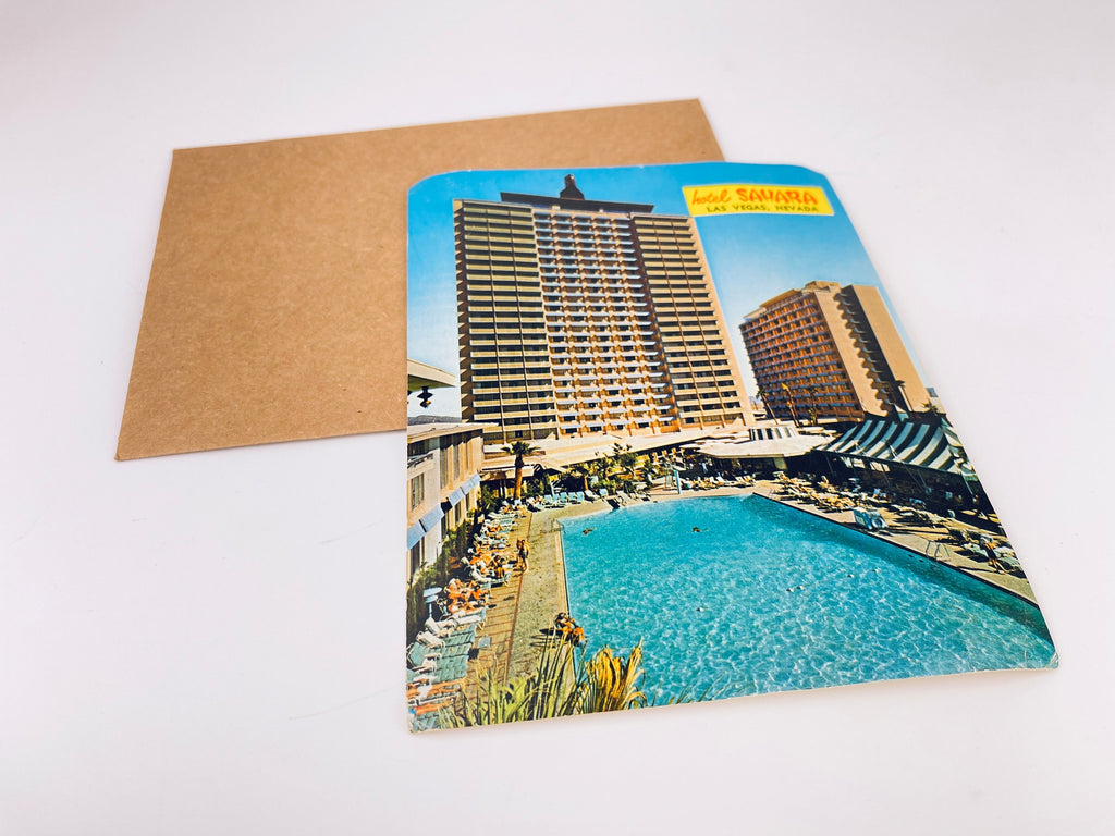 Product image for 'vintage hotel sahara las vegas nevada postcard 1960' (view 9c4267)
