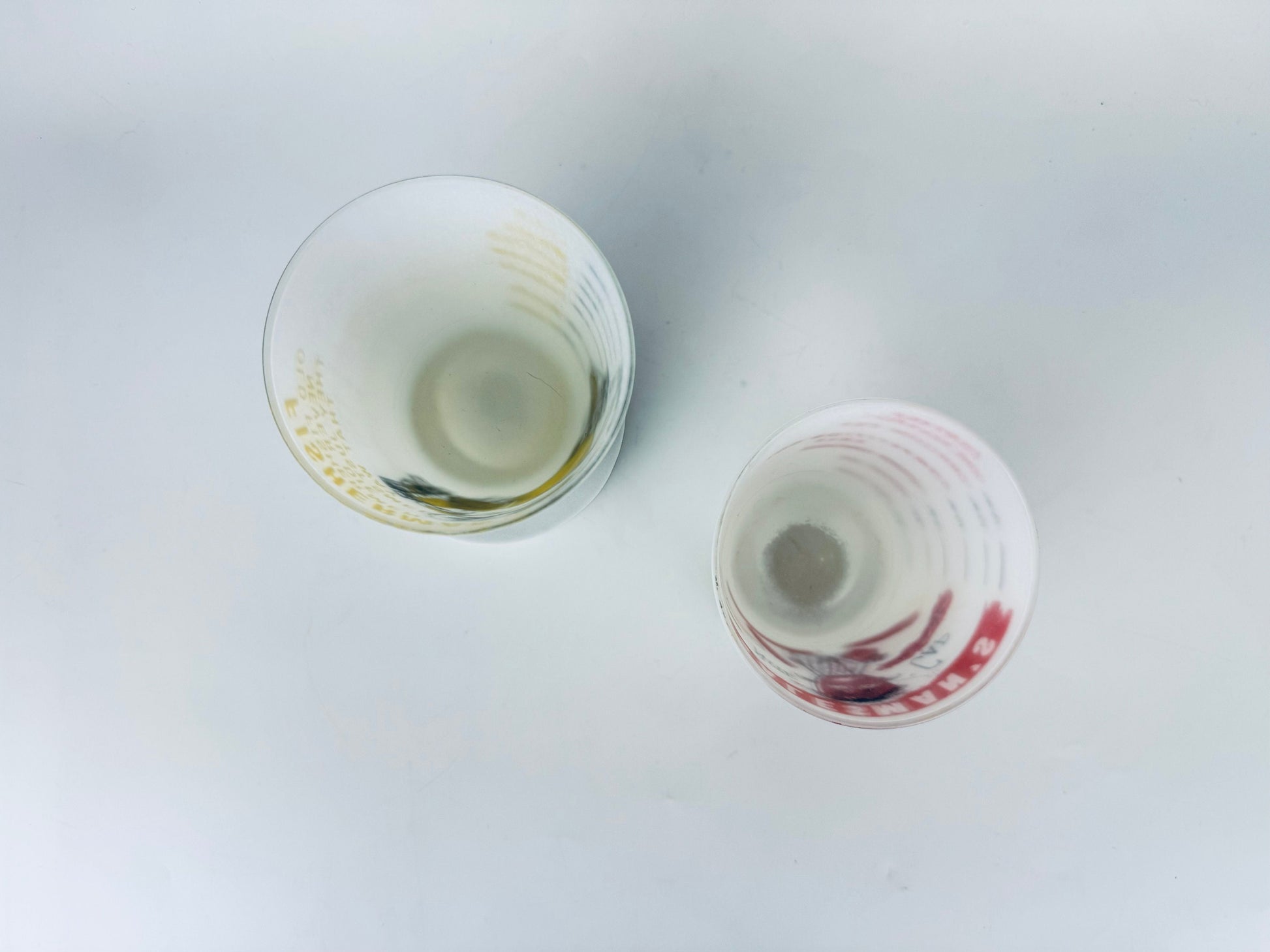 Product image for 'vintage funny gag gift barware liqueur measure glass set of two 2' (view b7cebb)