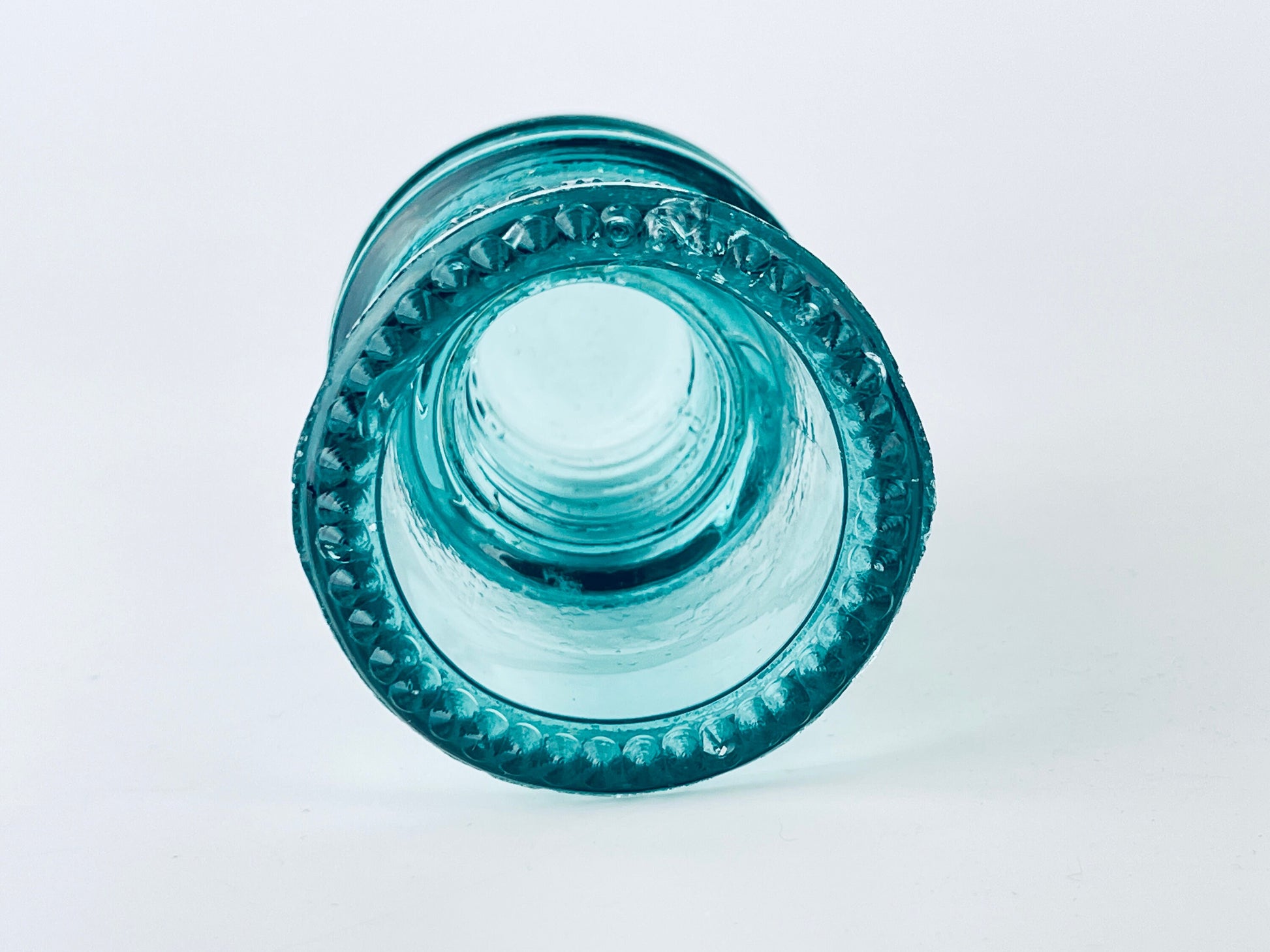 Product image for 'vintage hemingray aqua marine glass insulator glass paperweight' (view 954bfc)