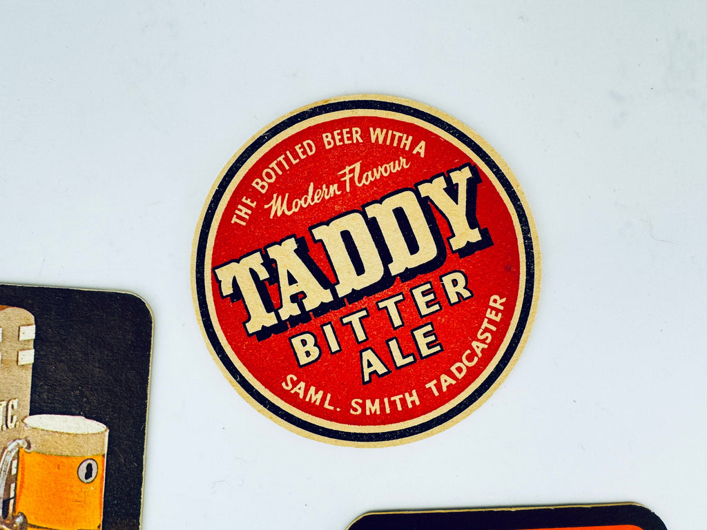 Product image for 'vintage english bitter ale bar coasters beer cocktail mat sold separately' (view a3956c)