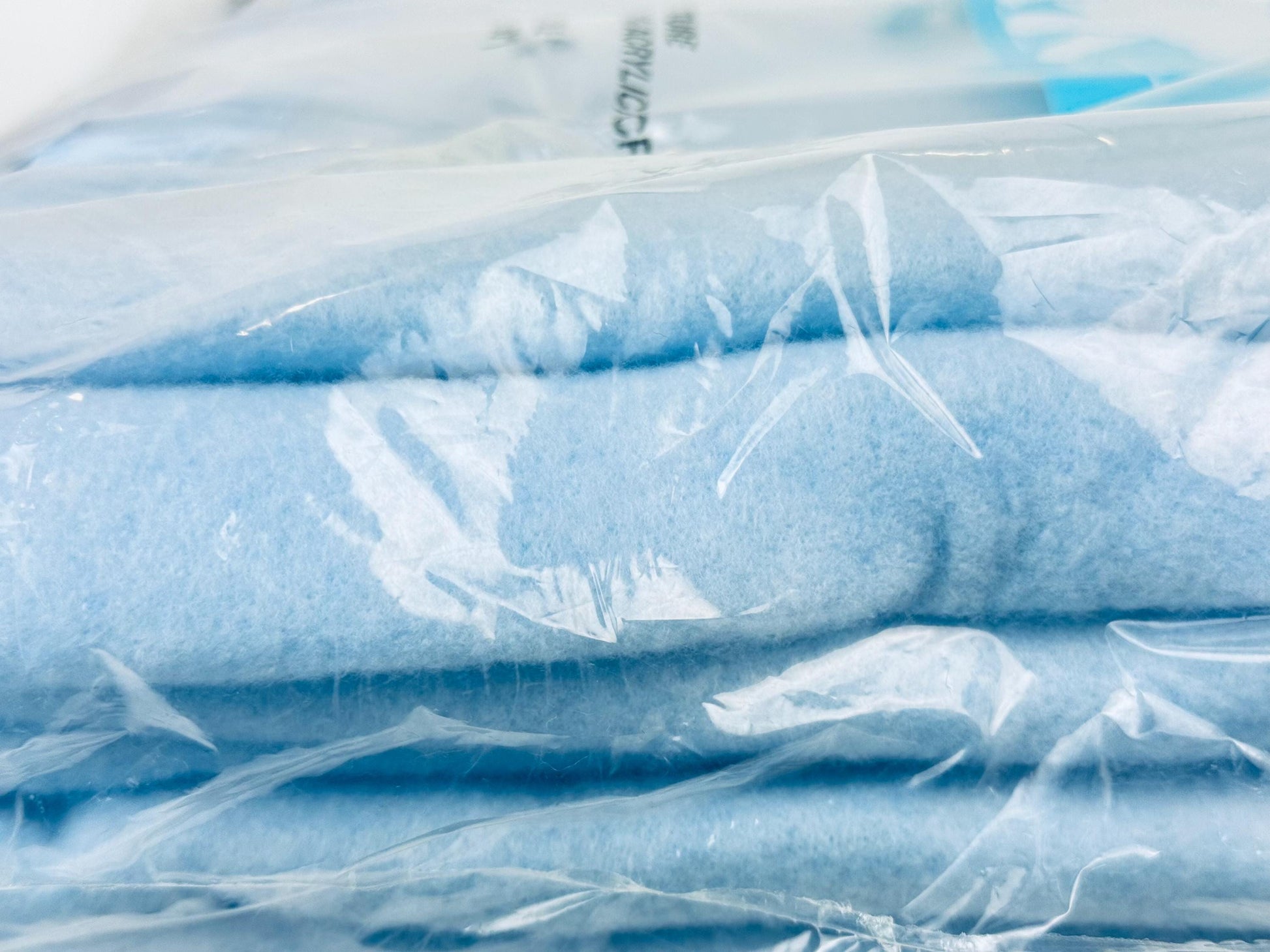 Product image for 'vintage arctic blue twin blanket satin ribbon trim new old stock nos made in canada by esmond' (view 6e80da)