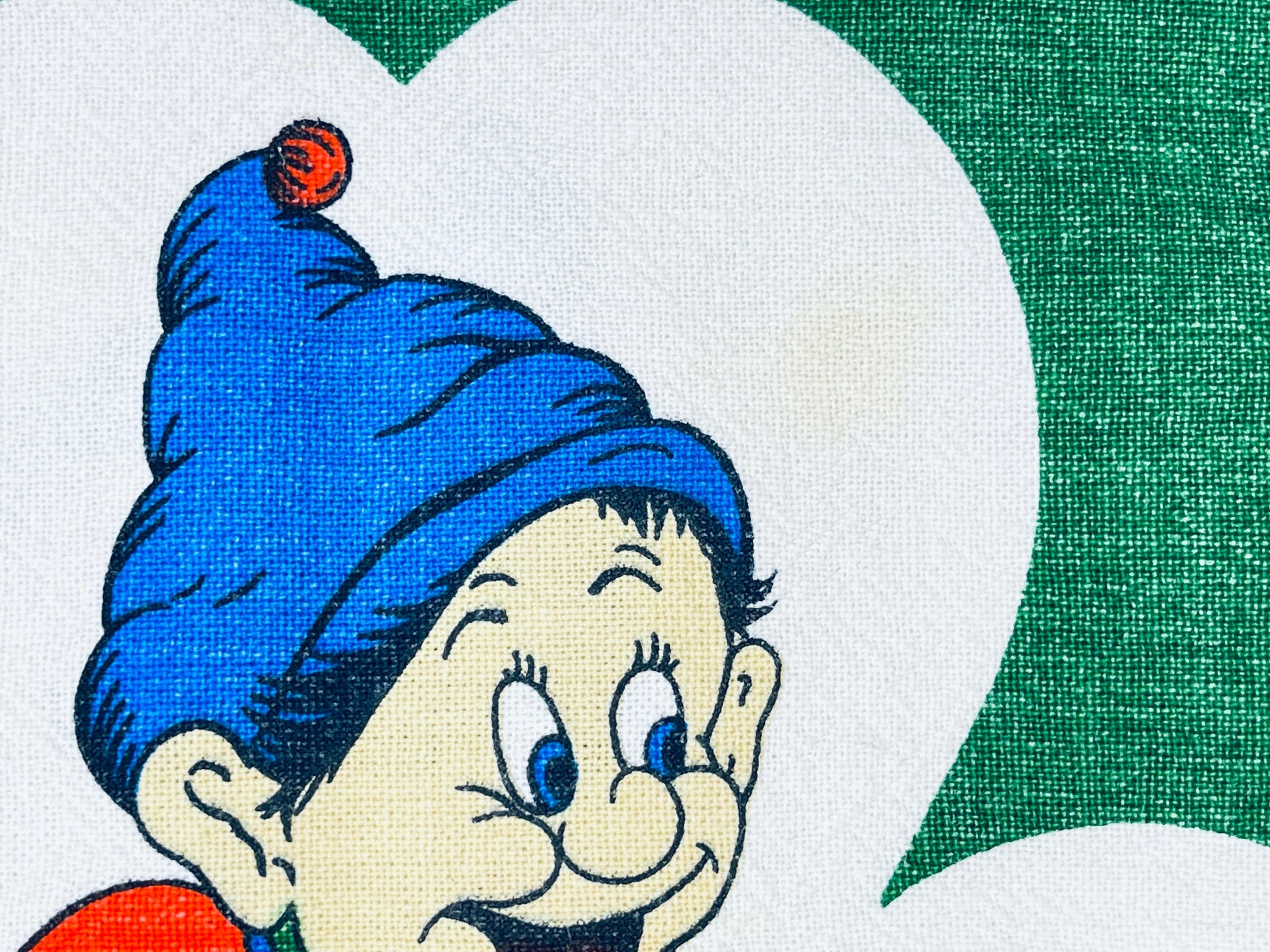 Product image for 'vintage 1970s merry mushroom cotton bib vest whimsical retro charm' (view 281dc3)
