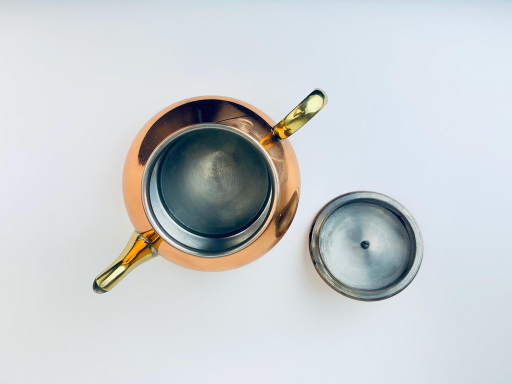 Product image for 'vintage tagus copper brass small teapot made in portugal' (view e0a7d0)