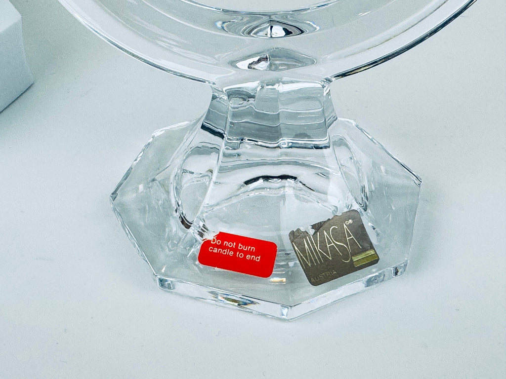 Product image for 'vintage mikasa austria crystal dual candlestick holders set of two 2' (view c884d1)