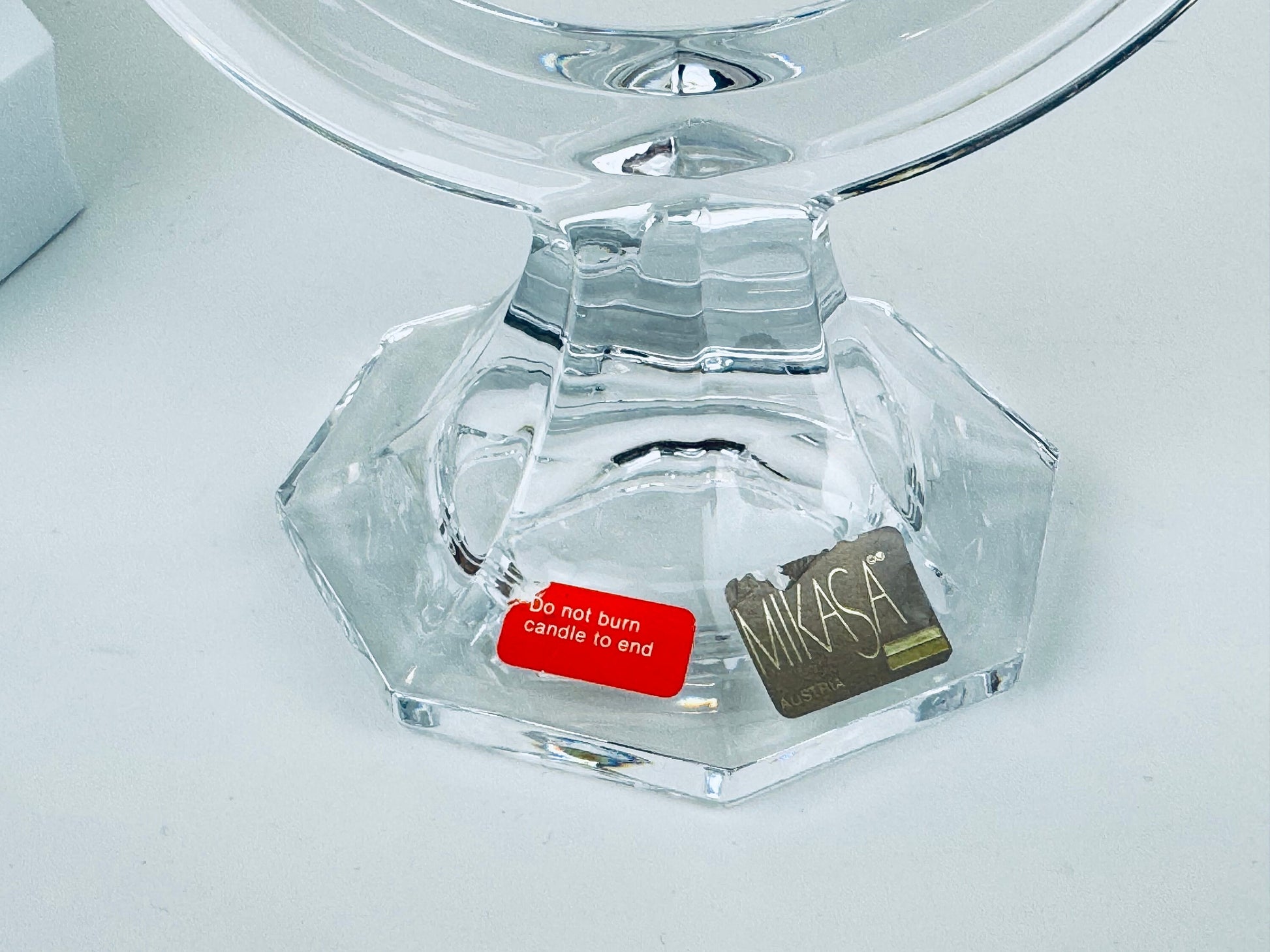 Product image for 'vintage mikasa austria crystal dual candlestick holders set of two 2' (view c884d1)
