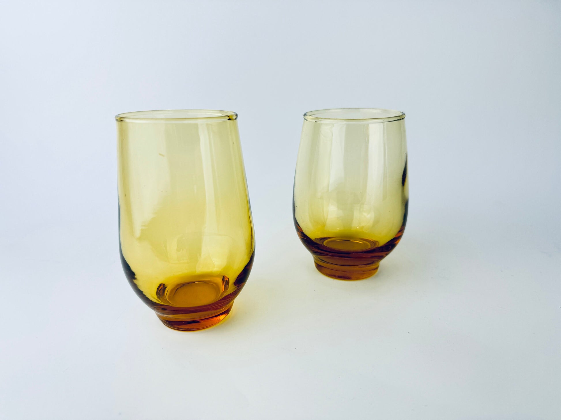 Product image for 'vintage libbey tempo amber glassware barware gift set sold separately' (view 198c3e)