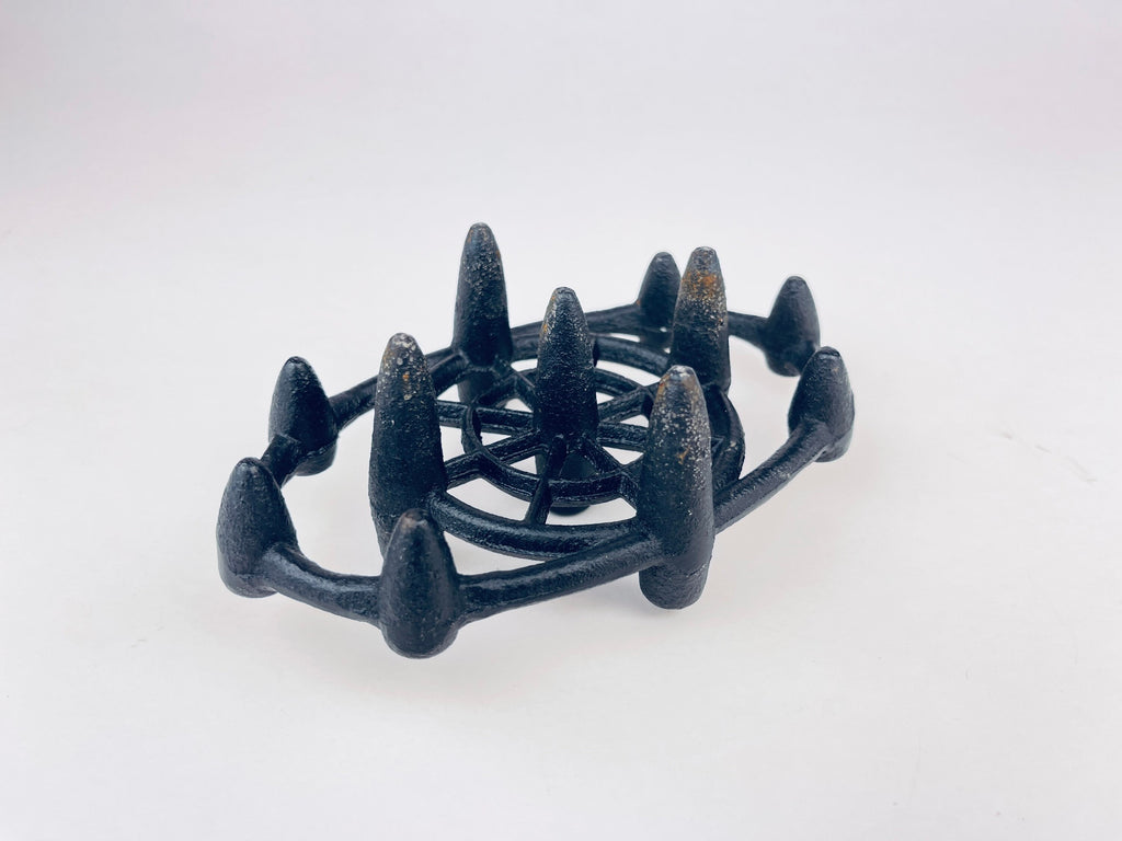 Product image for 'vintage japanese cast iron 11 taper candle holder mid century modern elegance' (view 9bc989)