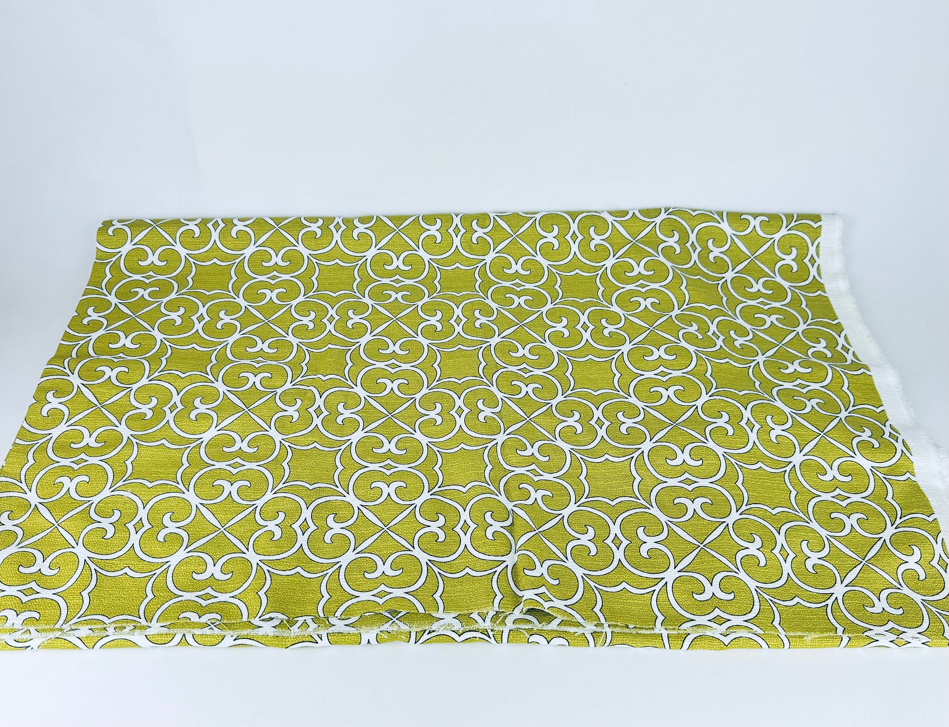 Product image for 'vintage thick woven olive green swirl upholstery fabric by mill creek fabrics 54 x 68' (view 22d7e8)