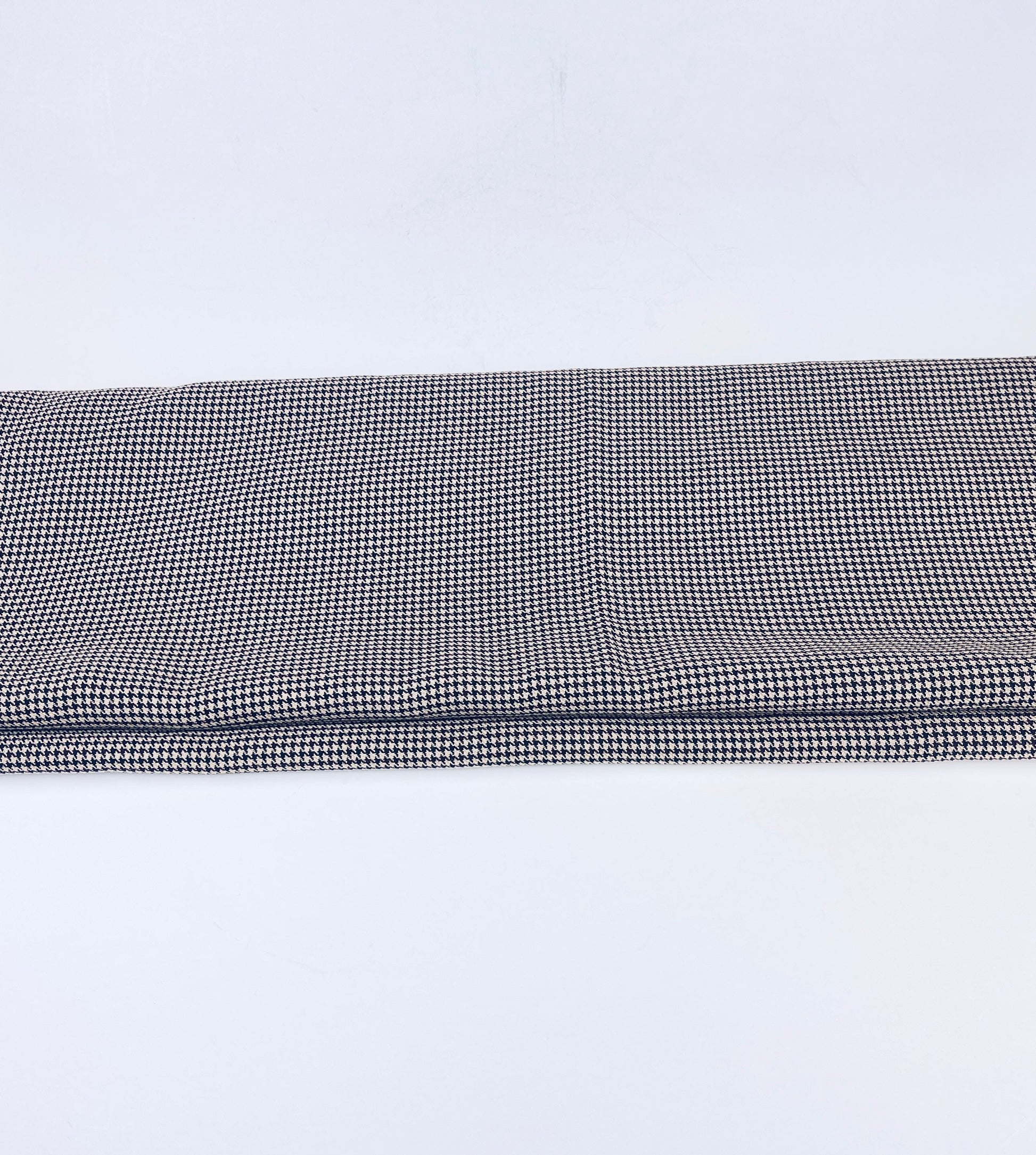 Product image for 'vintage houndstooth beige purple navy polyester fabric 57 x 64' (view c11994)
