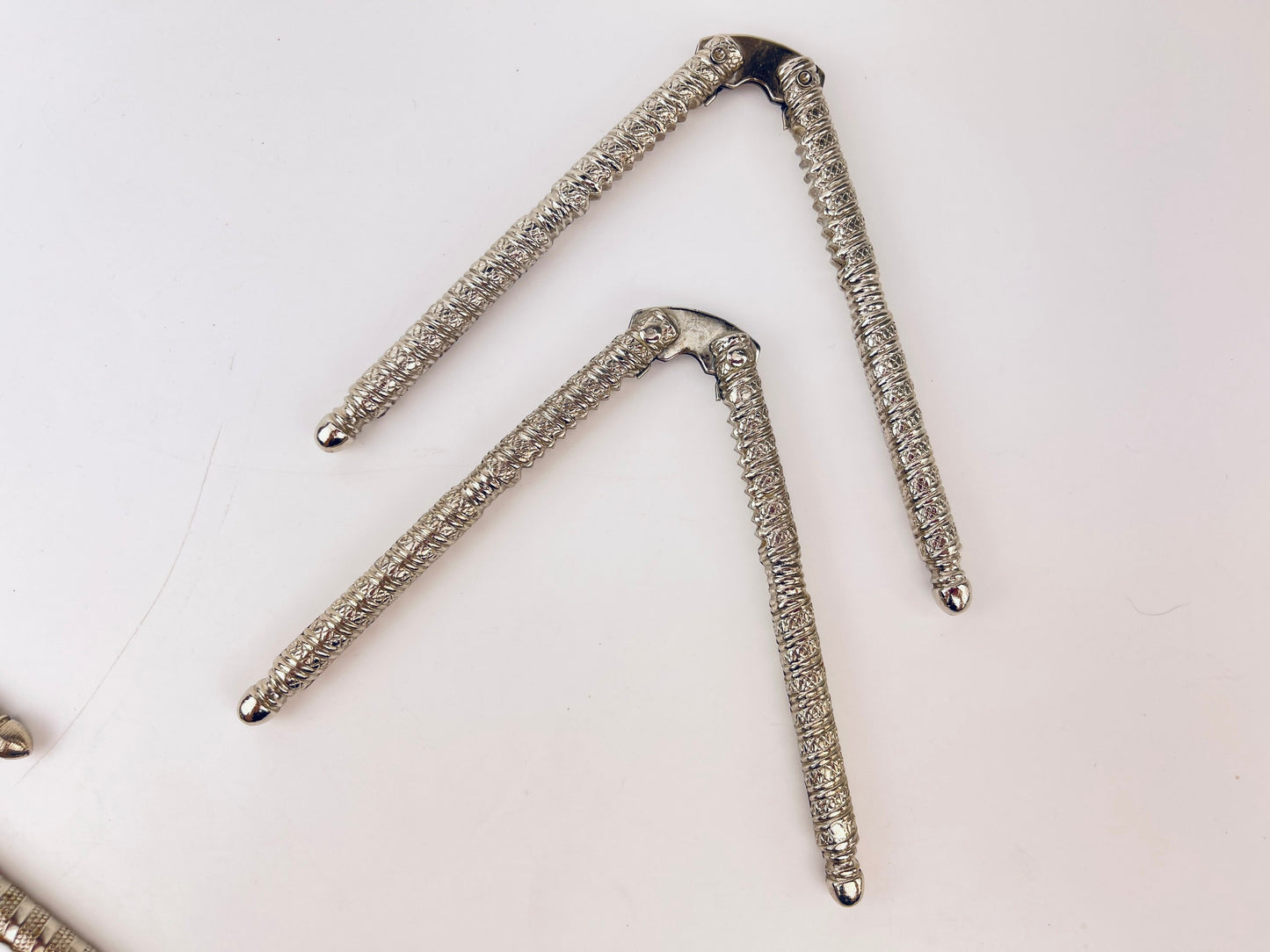 Product image for 'vintage silver manual hand held nut cracker sold individually' (view 32b355)