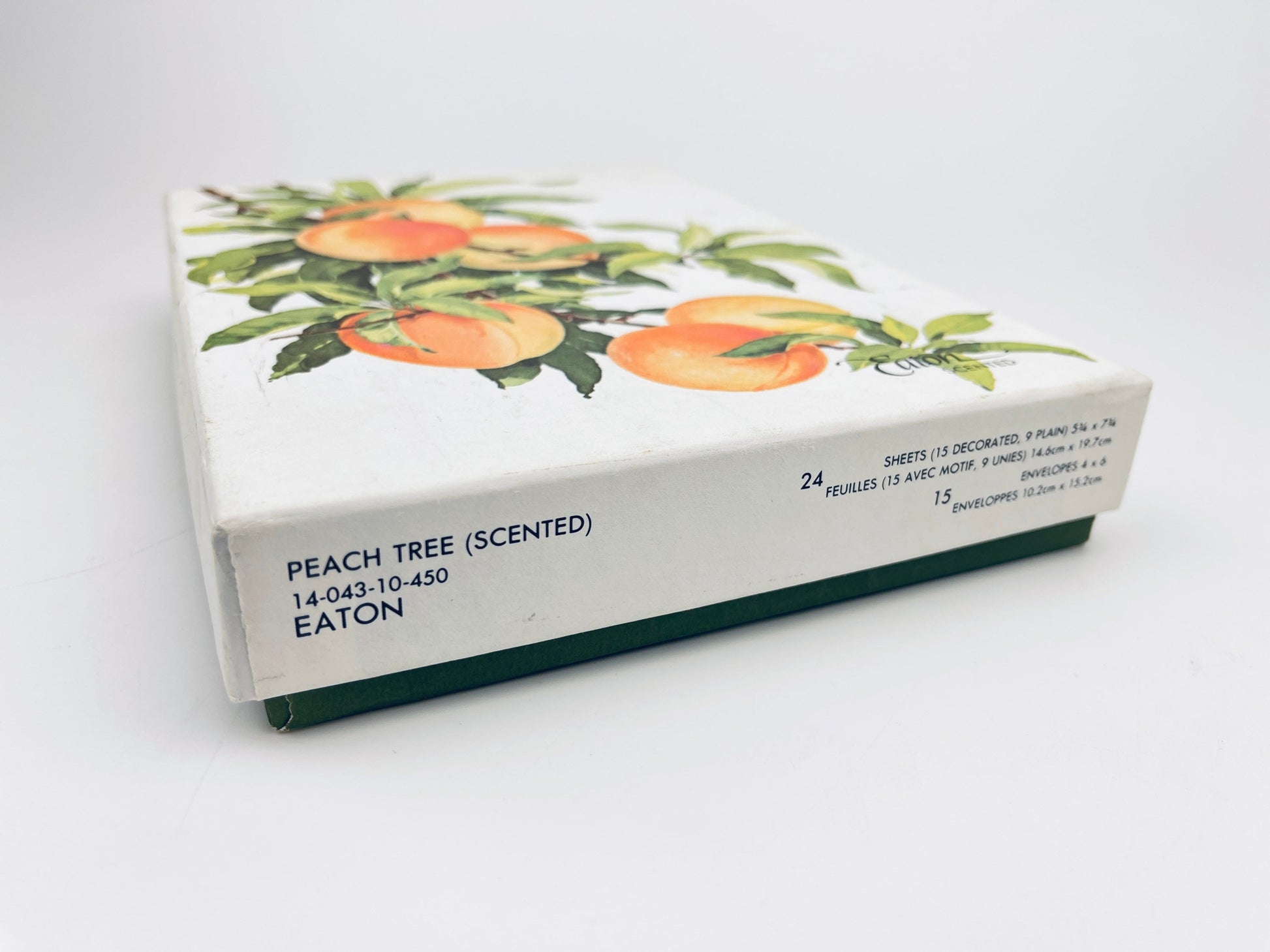 Product image for 'vintage eatons peach tree stationary greeting cards' (view 99f184)
