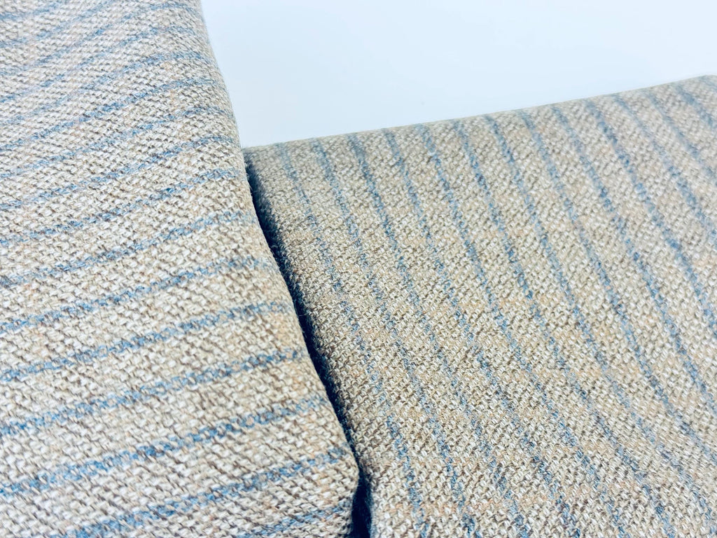 Product image for 'vintage brown grey striped suiting soft wool fabric material cuts sold separately' (view fba5c5)