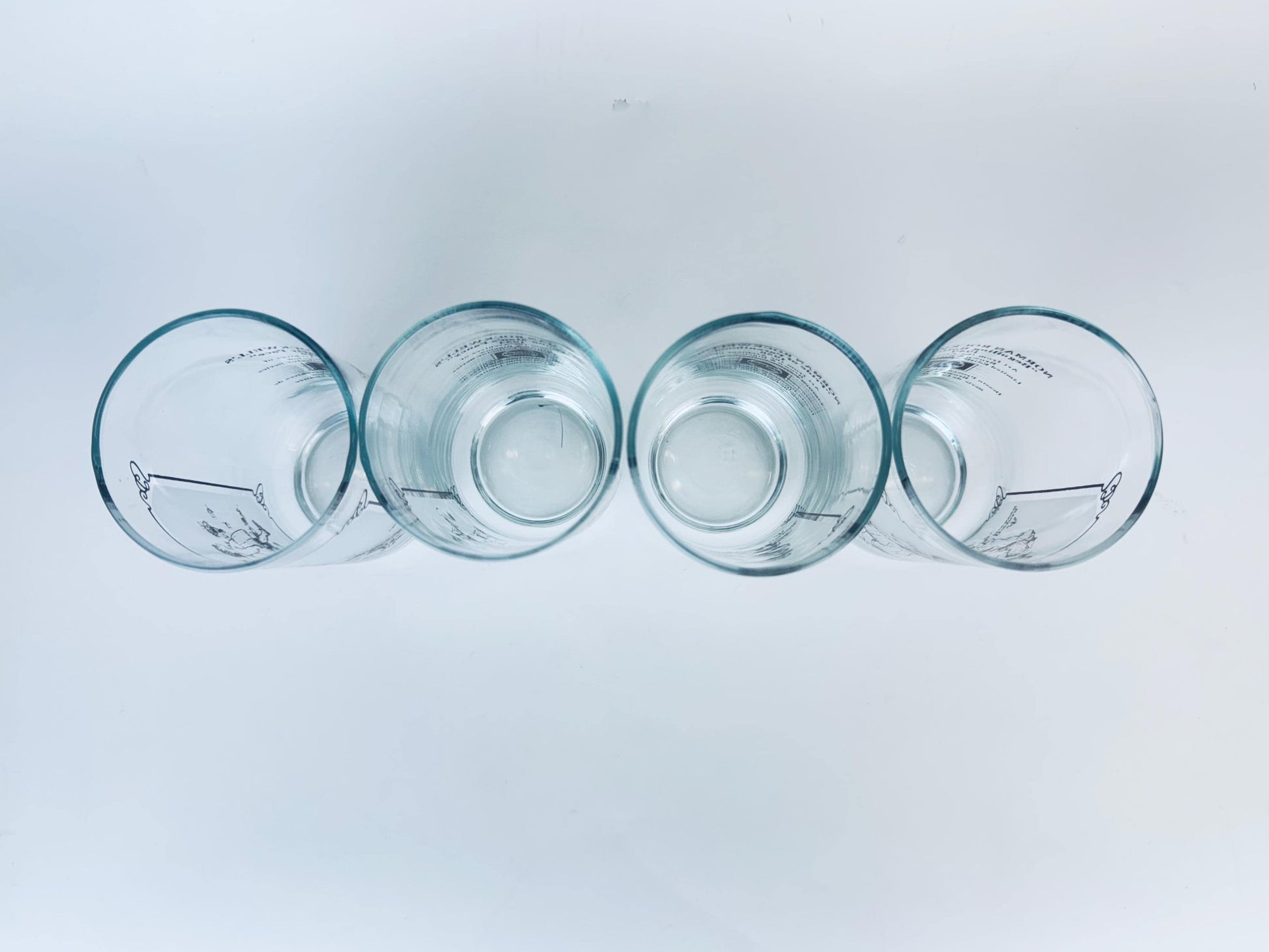 Product image for 'vintage norman rockwell pepsi glass water tumbler glasses set of four 4 limited edition collector series' (view 5278bd)
