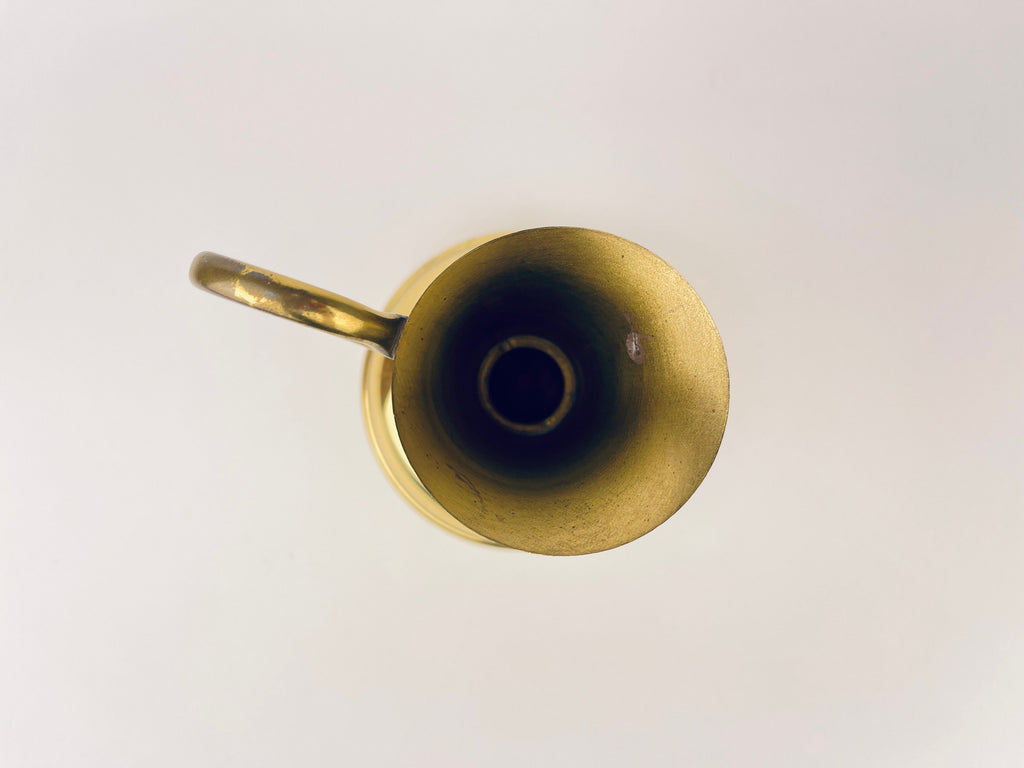 Product image for 'vintage lombard brass watering can pitcher with handle attractive patina made in england' (view c613fe)