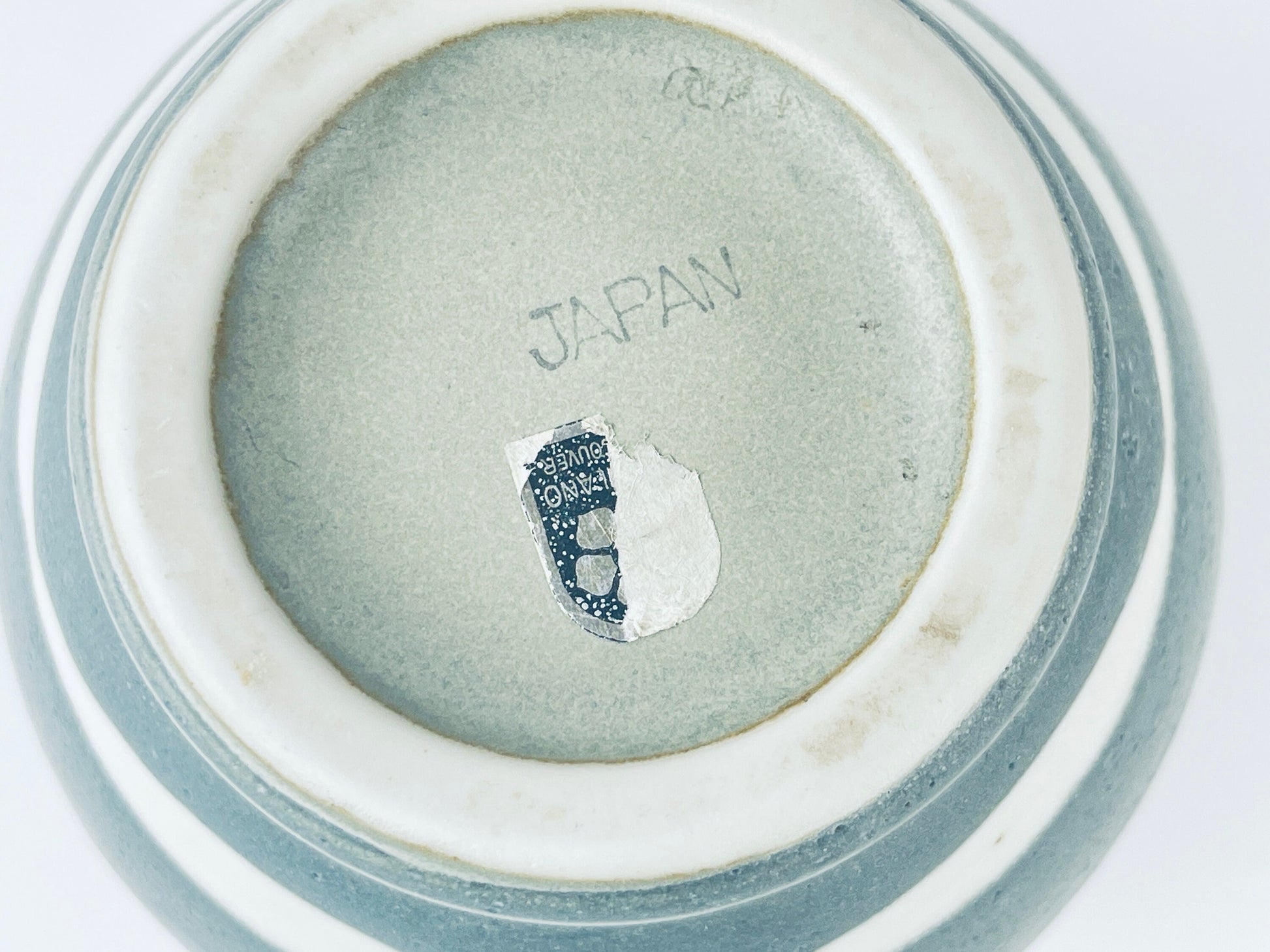 Product image for 'vintage handpainted grey swirl ceramic vase otagiri made in japan' (view 815eef)