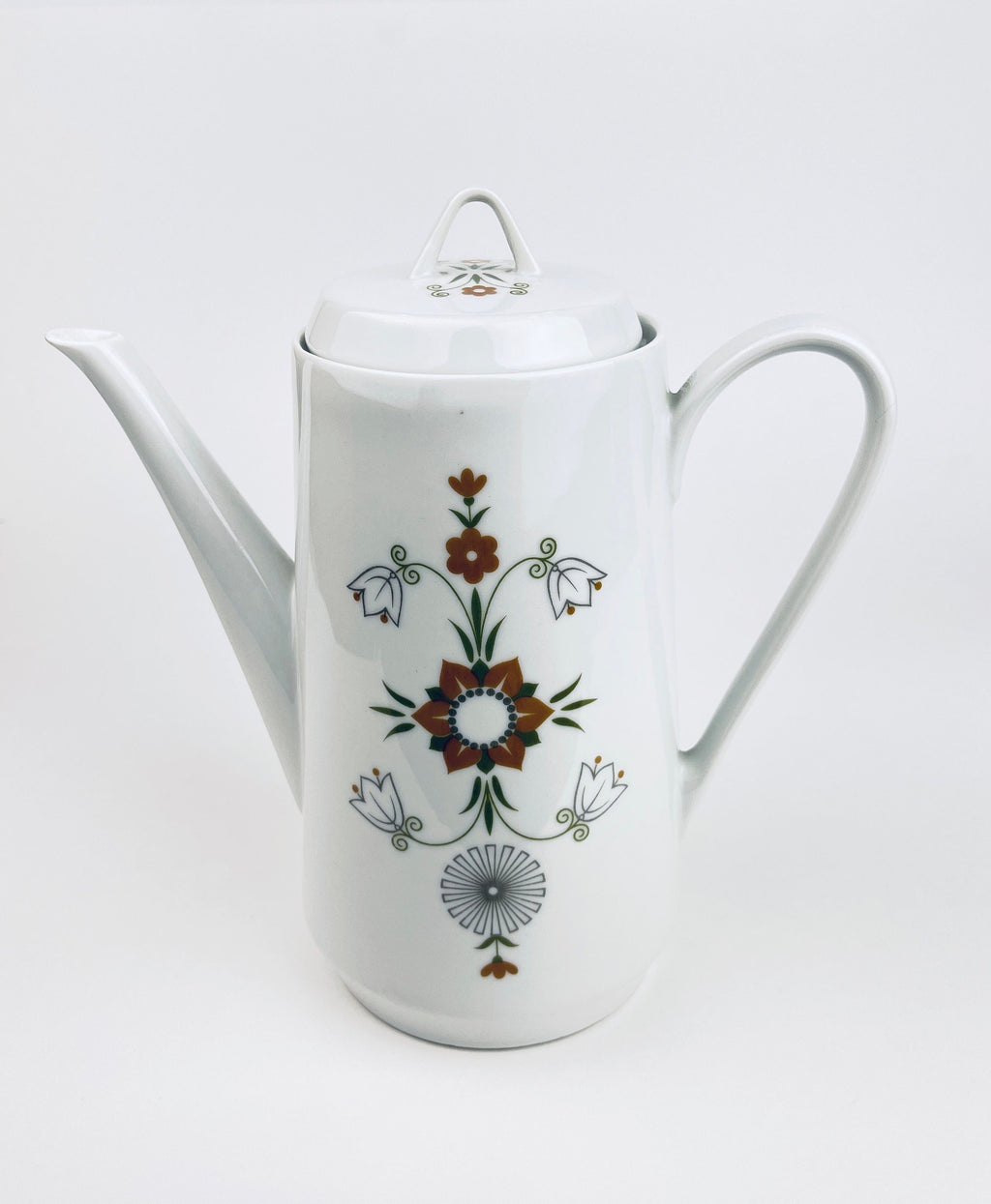 Product image for 'vintage floral pattern tea kettle pot hutschenreuther arzberg bavaria made in germany' (view cdb60c)
