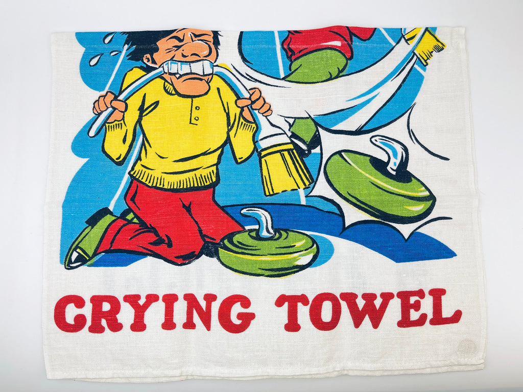 Product image for 'vintage curlers crying tea towel excellent curlers gift made in poland by textilimnex' (view 74252d)