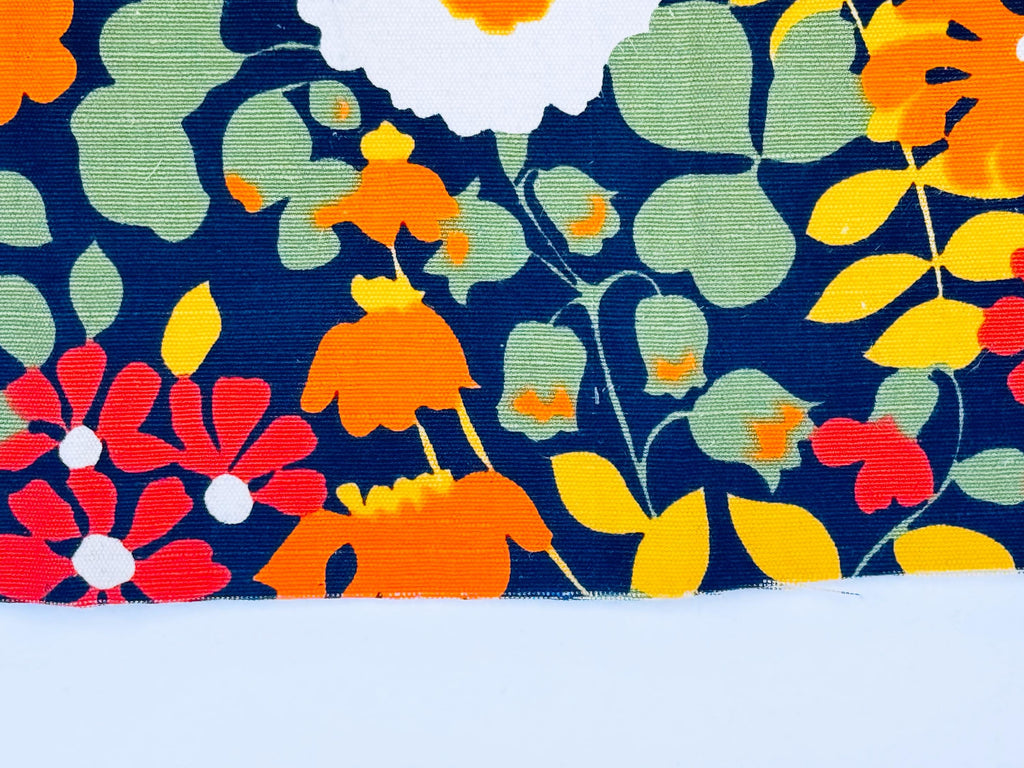 Product image for 'vintage bright contrasting large print floral print upholstery fabric material cuts sold separately' (view 0eabdb)