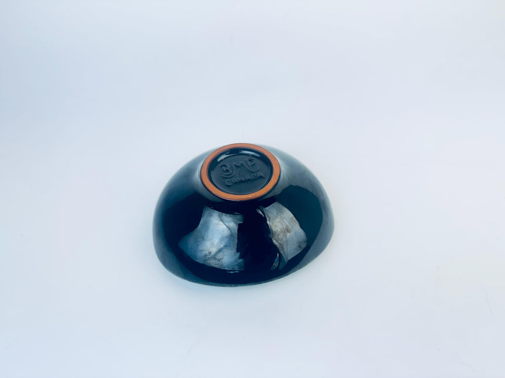 Product image for 'vintage green drip glaze ceramic trinket dish bowl blue mountain pottery bmp made in canada' (view 73ca7f)