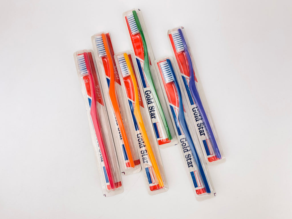 Product image for 'vintage gold star tooth brush new set of forty 40 sets sold separately' (view 88e9c1)