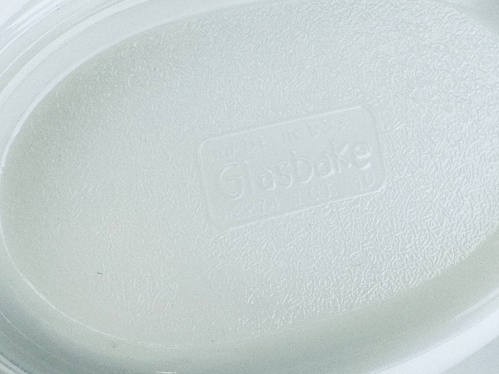 Product image for 'vintage jeannette glasbake gold atomic sunburst pattern casserole dish carrier milk glass dish 1 qt j 2274 made in usa' (view 810108)