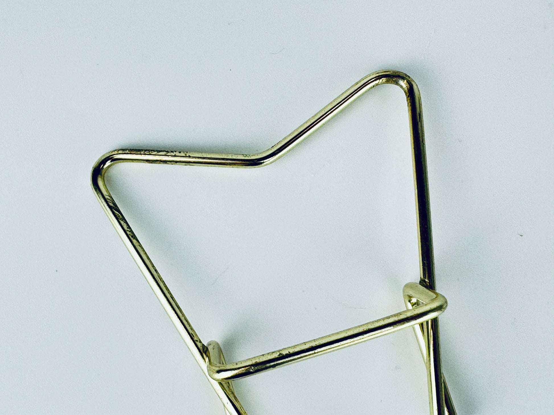 Product image for 'vintage hazel atlas gold metal chip dip bracket replacement clip' (view e6a764)