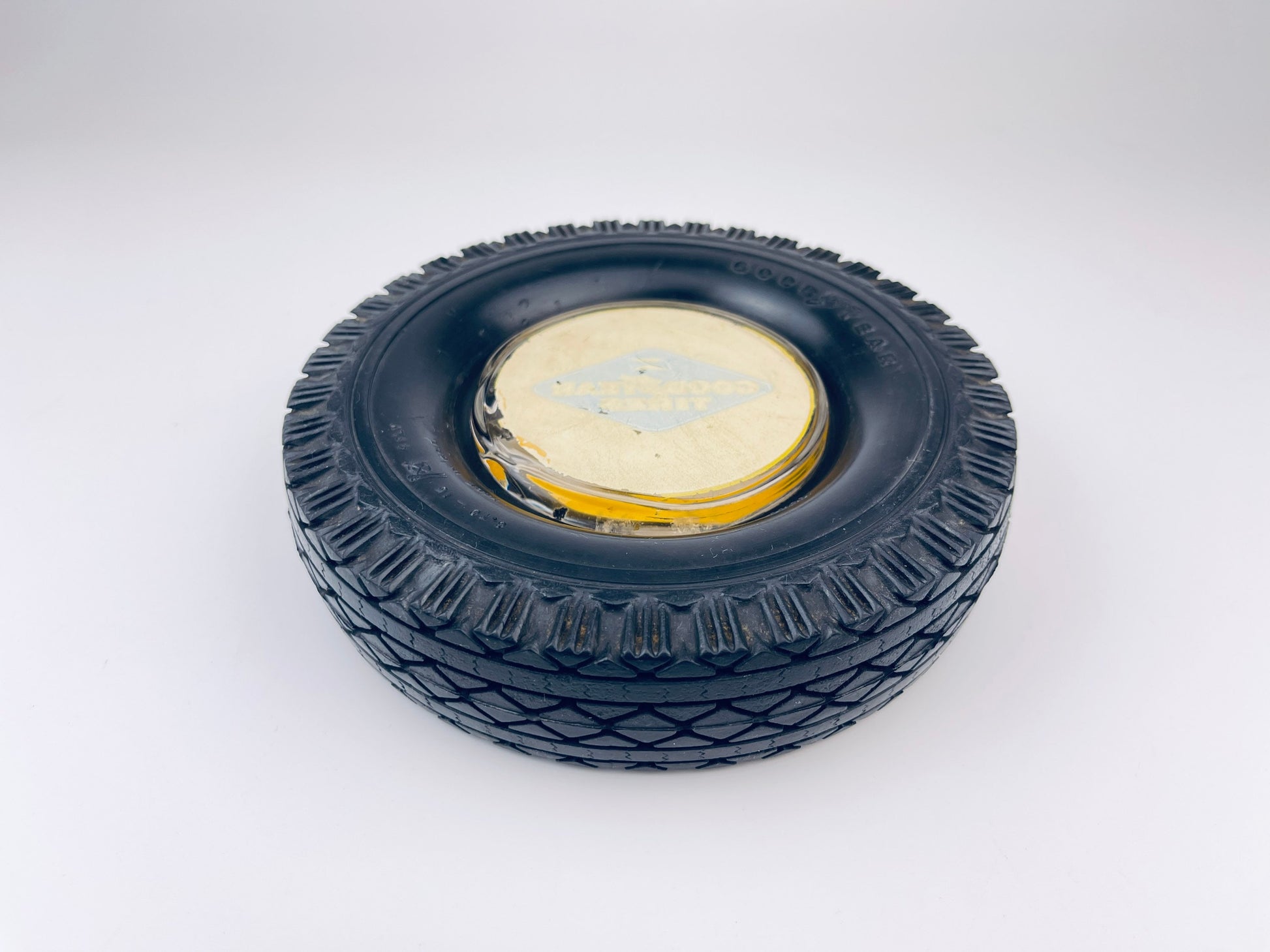 Product image for 'vintage good year tires rubber glass ashtray made in usa' (view 2c40df)