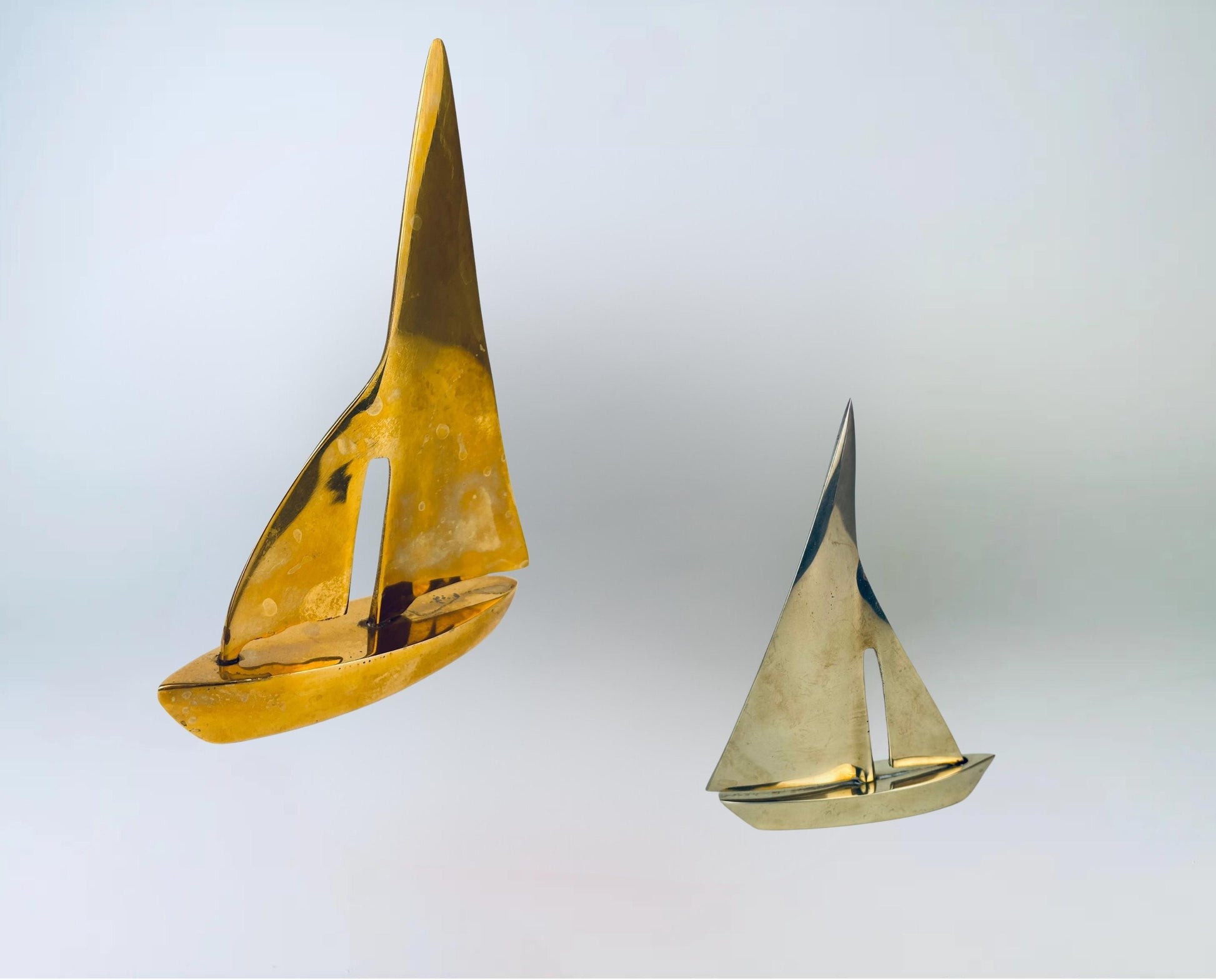 Product image for 'vintage brass sailboat sculptures mid century nautical elegance sold separately' (view 2341be)
