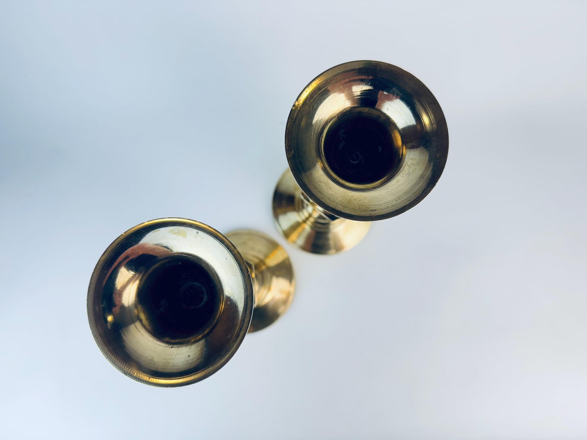 Product image for 'vintage 1980s tall regal brass candlestick holders set of 2 11 6 heavyweight elegance' (view 85d821)