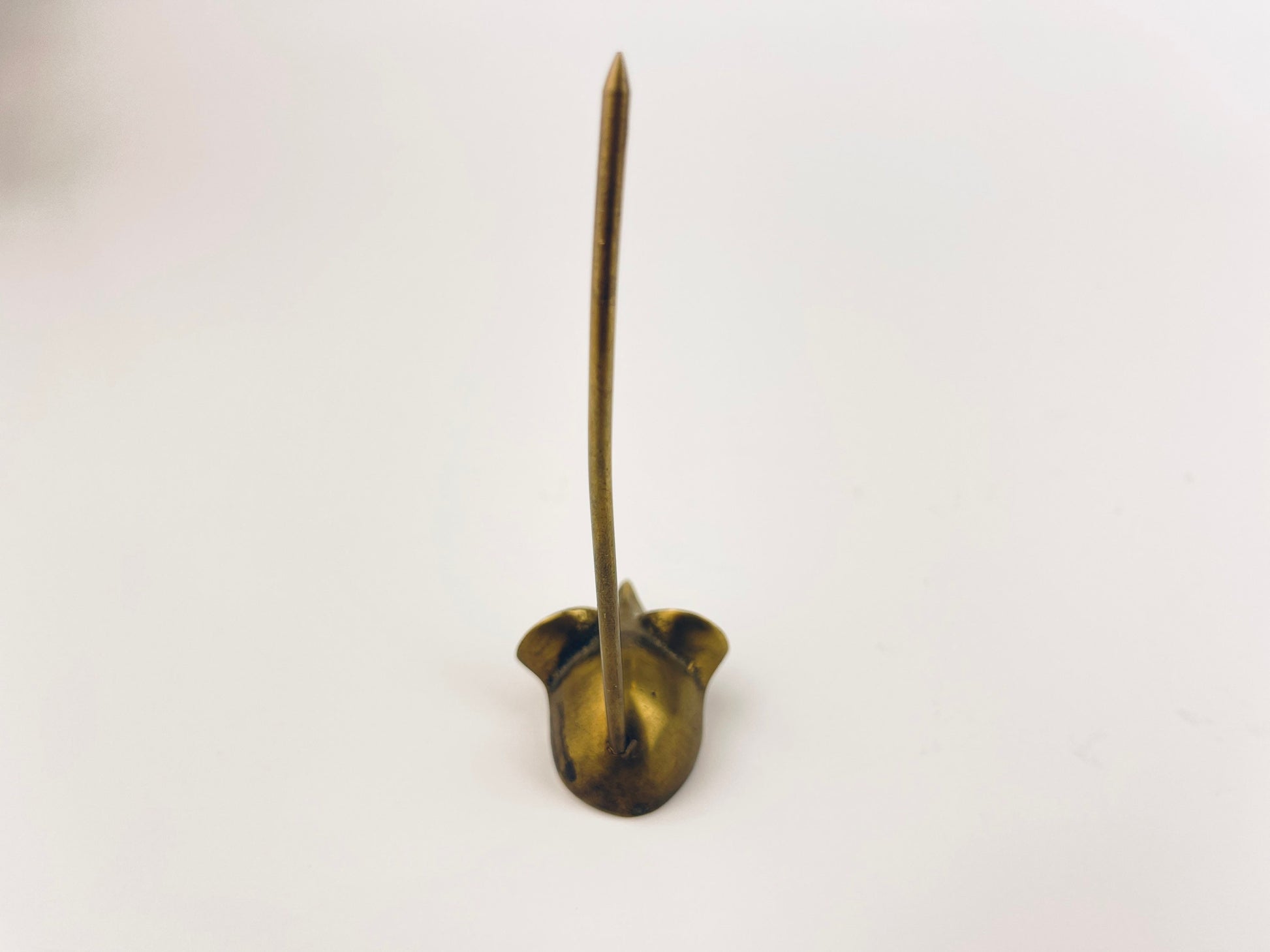 Product image for 'vintage crooked tail small brass mouse ring jewelry receipt holder made in korea attractive aged metal patina sold separately' (view fa4915)