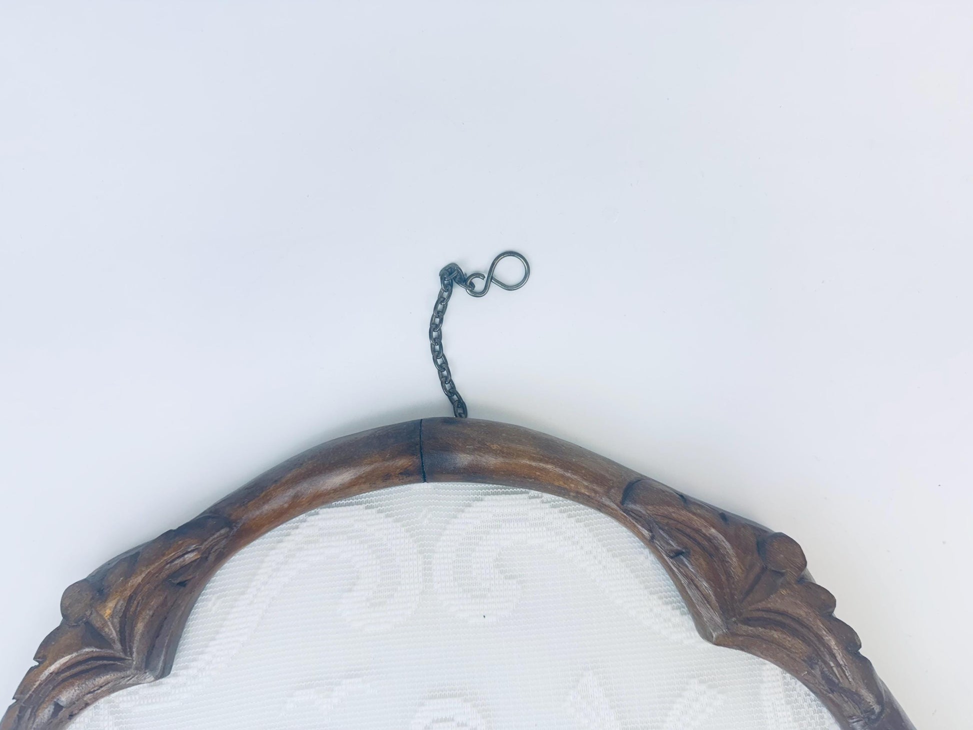 Product image for 'vintage dutch lace wall art carved wood frame window screen' (view 665c41)
