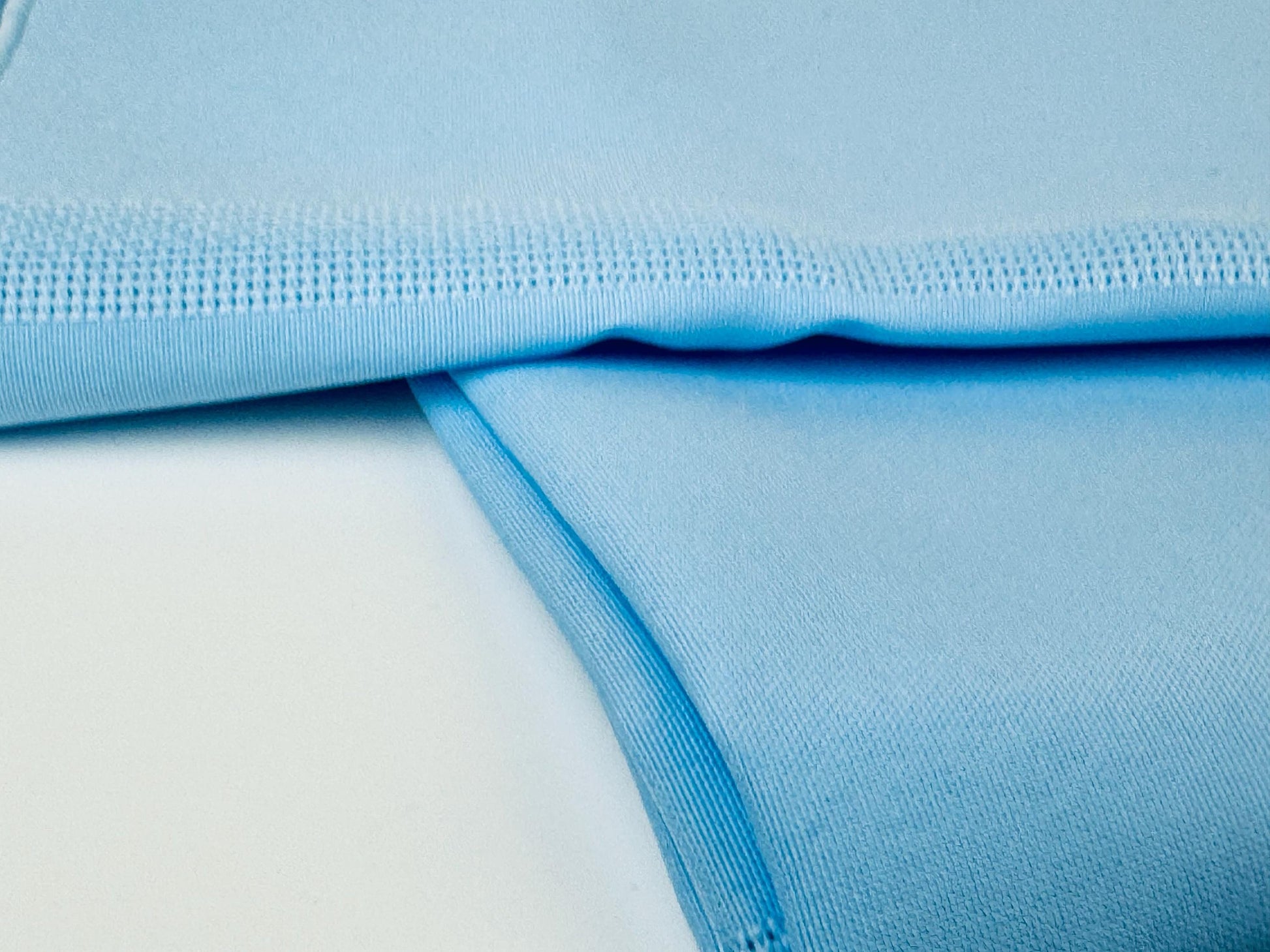 Product image for 'vintage riviera oblong rectangular light blue fabric table cloth 52 x 70 permanent press' (view e32191)