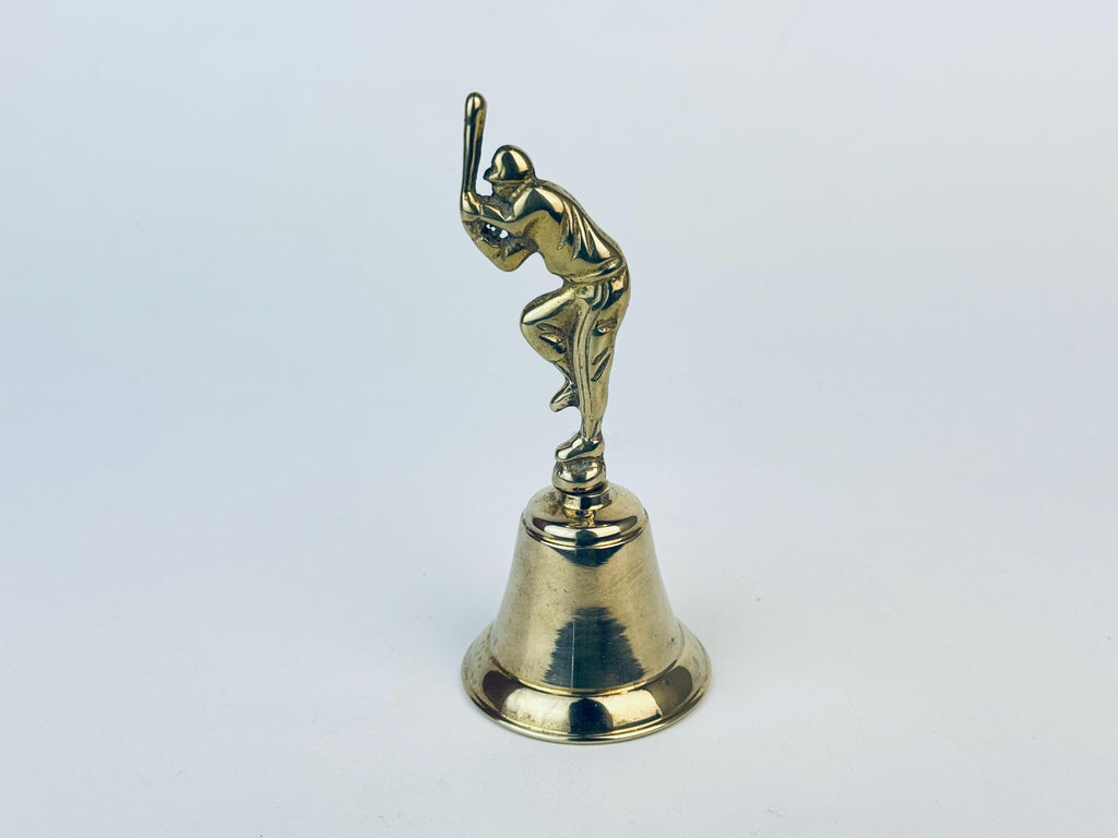 Product image for 'vintage solid brass baseball bell sculpture mid century sports art' (view 5d5219)