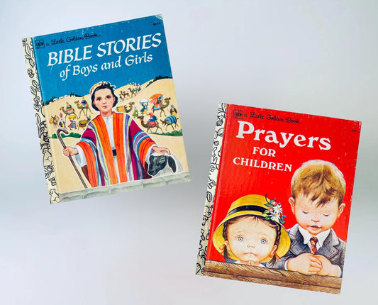 Product image for 'vintage little golden book bible stories for children timeless christian keepsake sold separately' (view dca817)