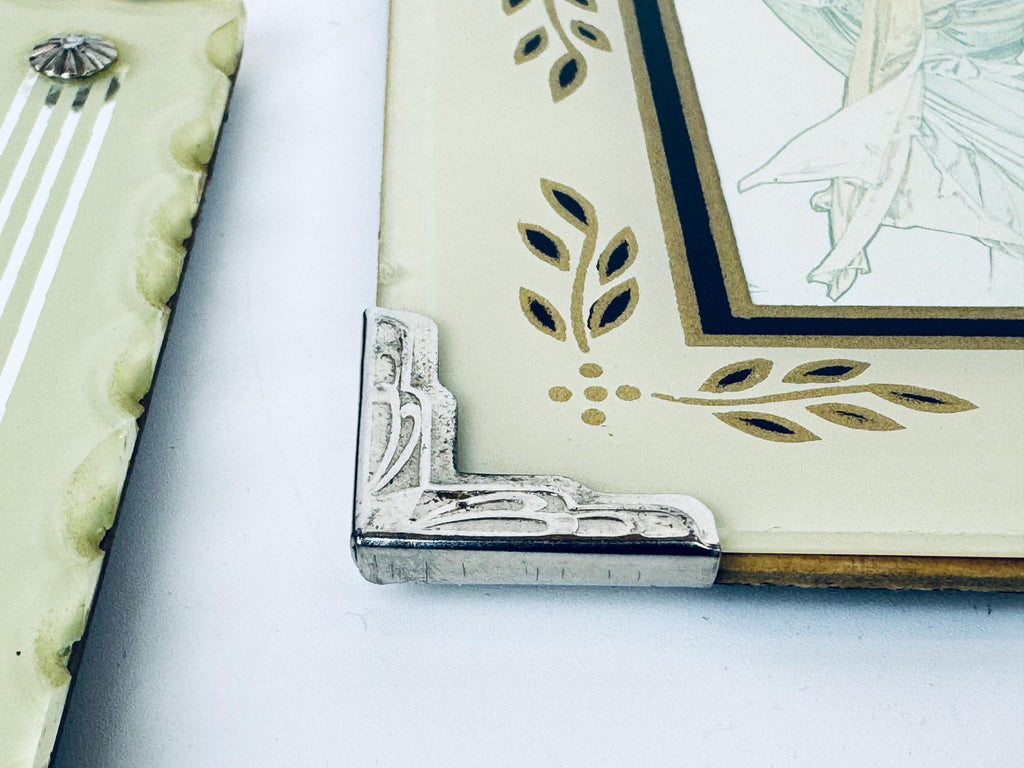 Product image for 'vintage art deco glass picture frame timeless elegance for your treasured memories' (view 94ee74)